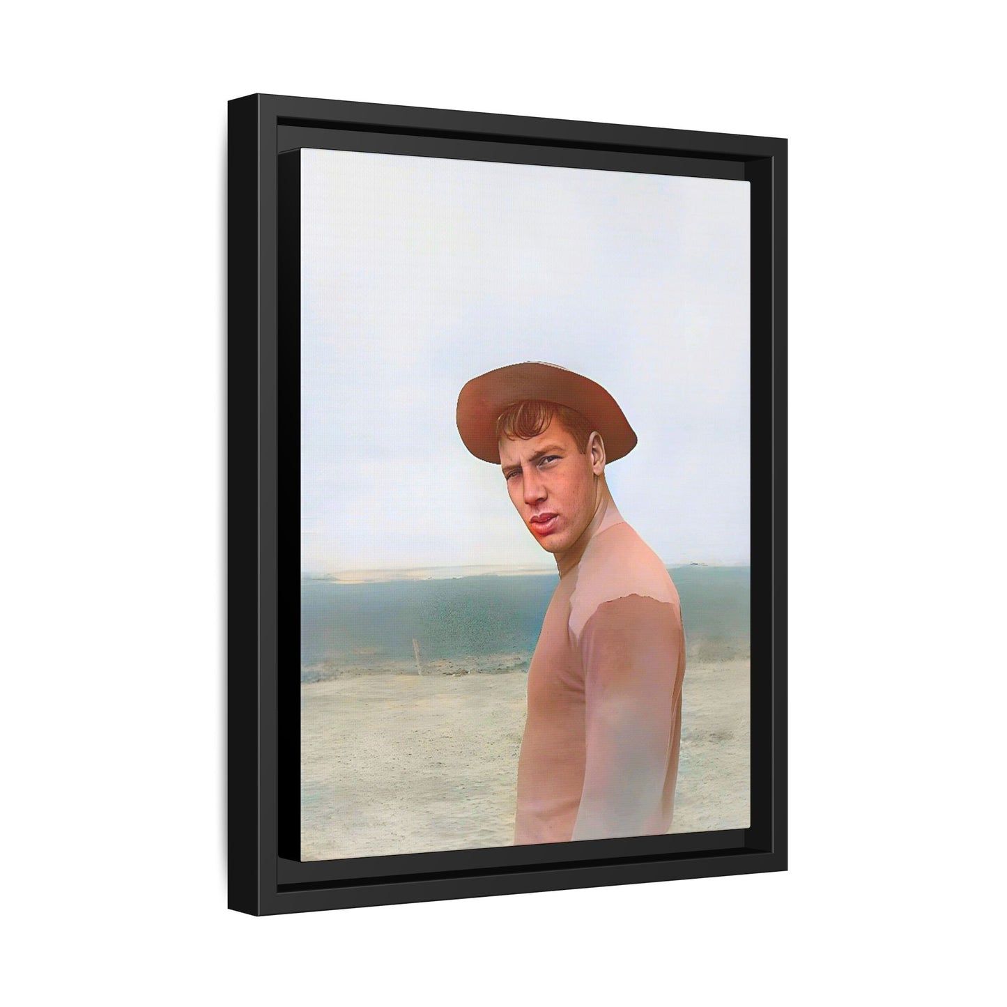 nager 022 | Framed Vintage Photo - Matte Canvas