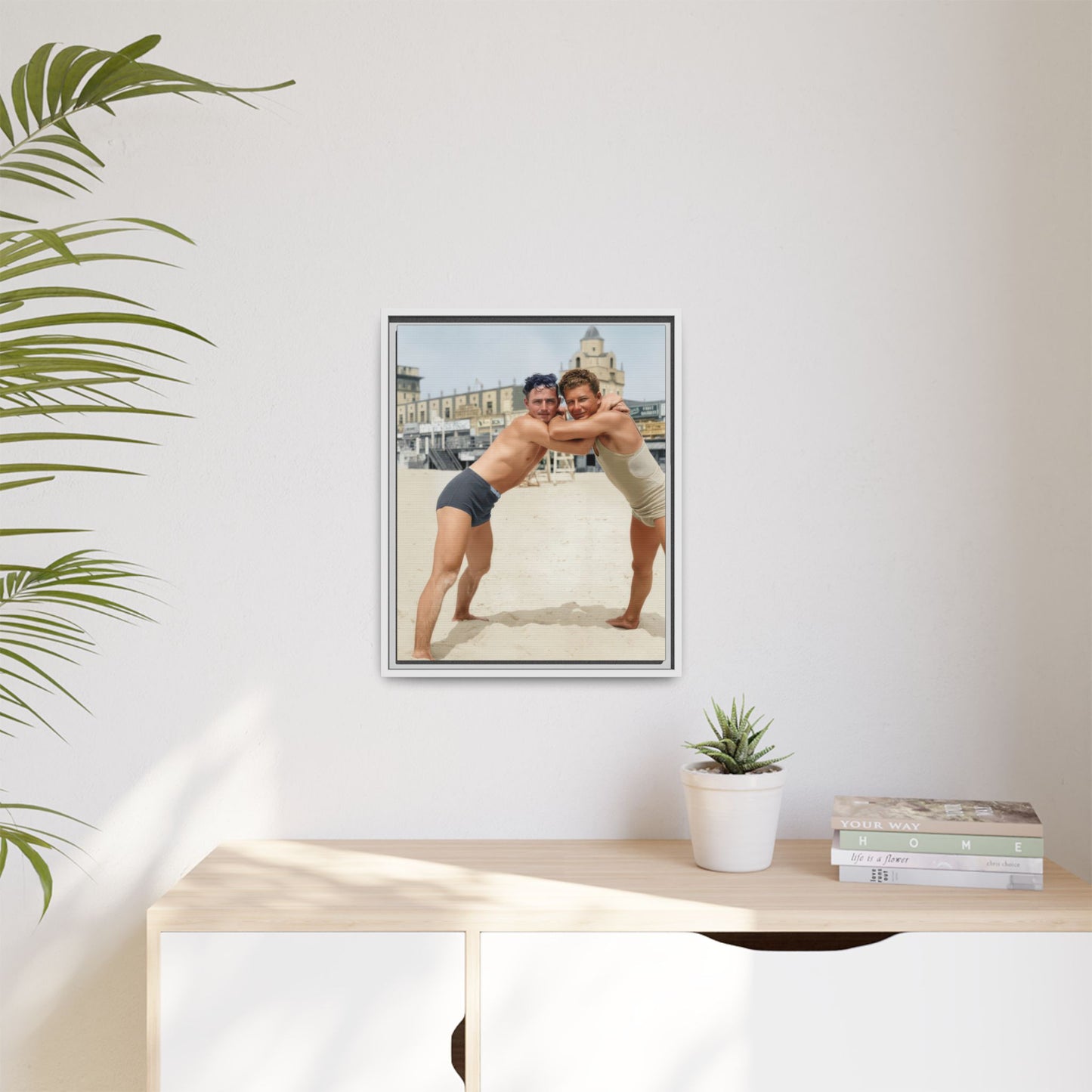 nager 014 | Framed Vintage Photo - Matte Canvas