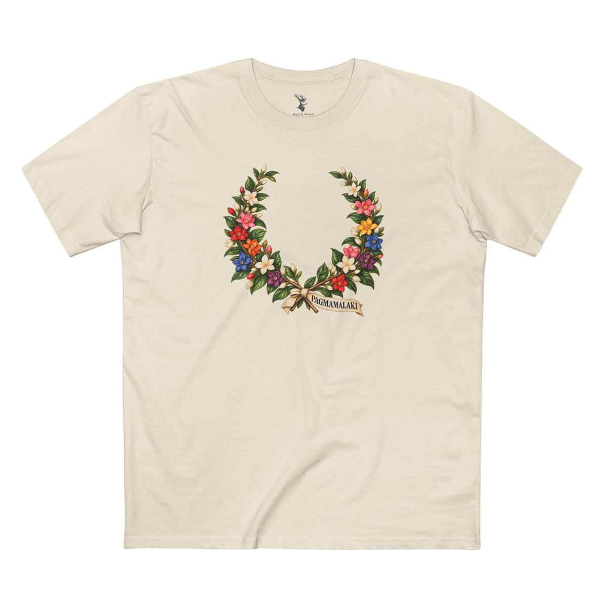Pagmamalaki Philippine Sampaguita Laurel Wreath Pride T-Shirt