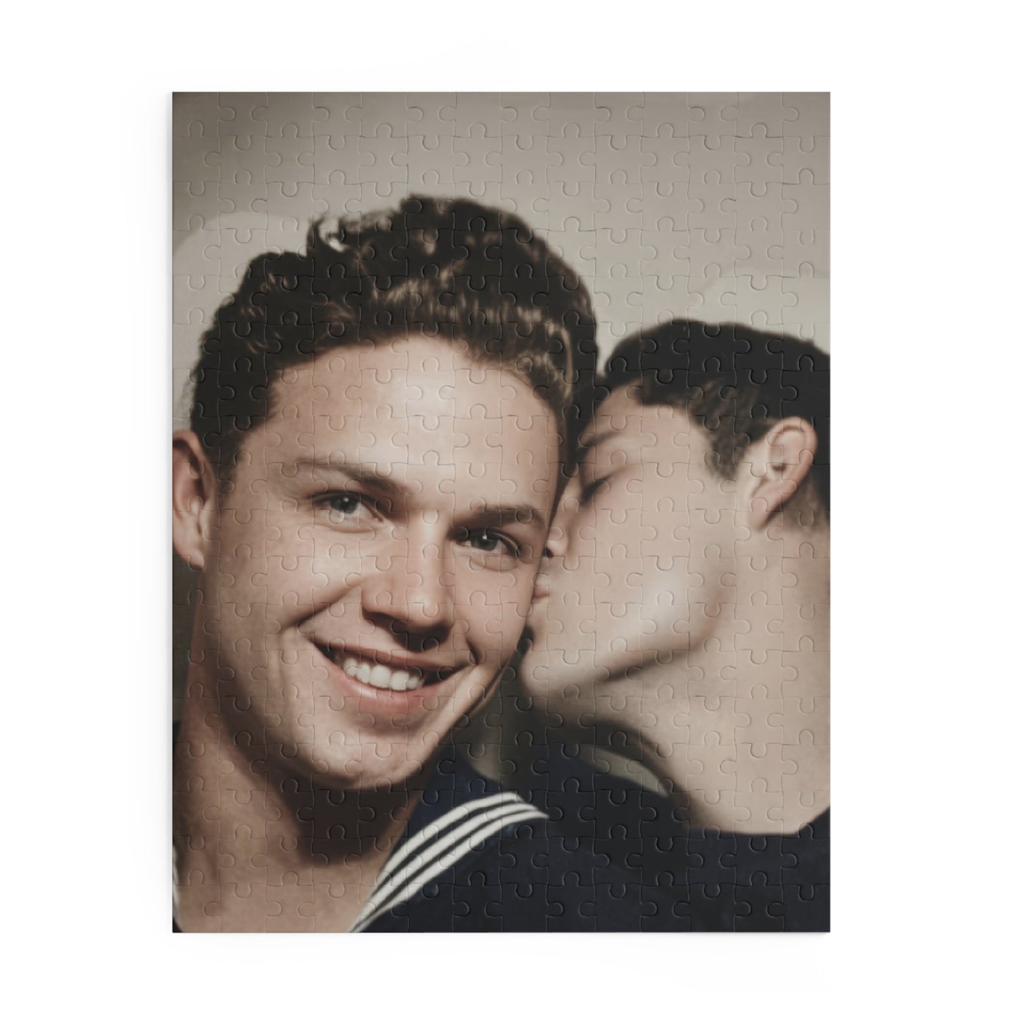 Photobooth Sailor Companions | Restored Historical Jigsaw Puzzle | paire 035