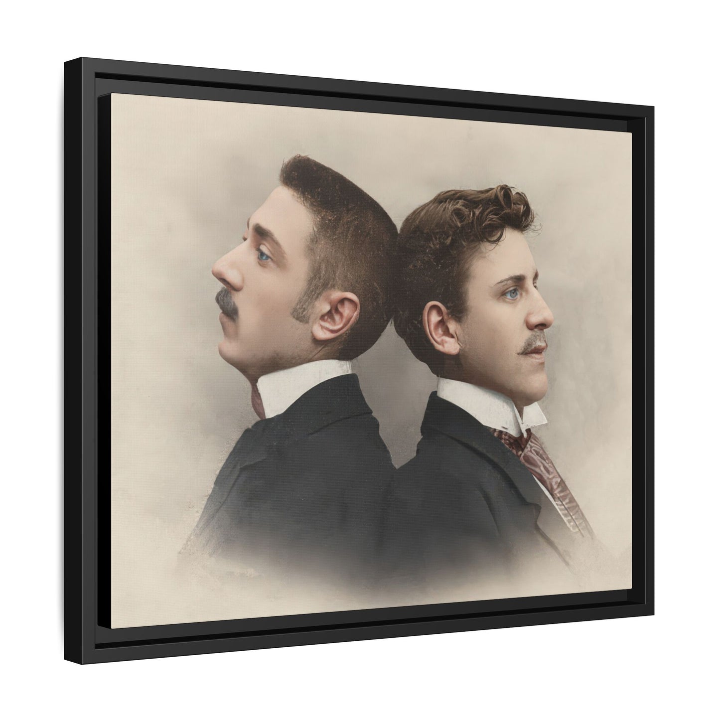 paire 030 | Framed Vintage Photo - Matte Canvas