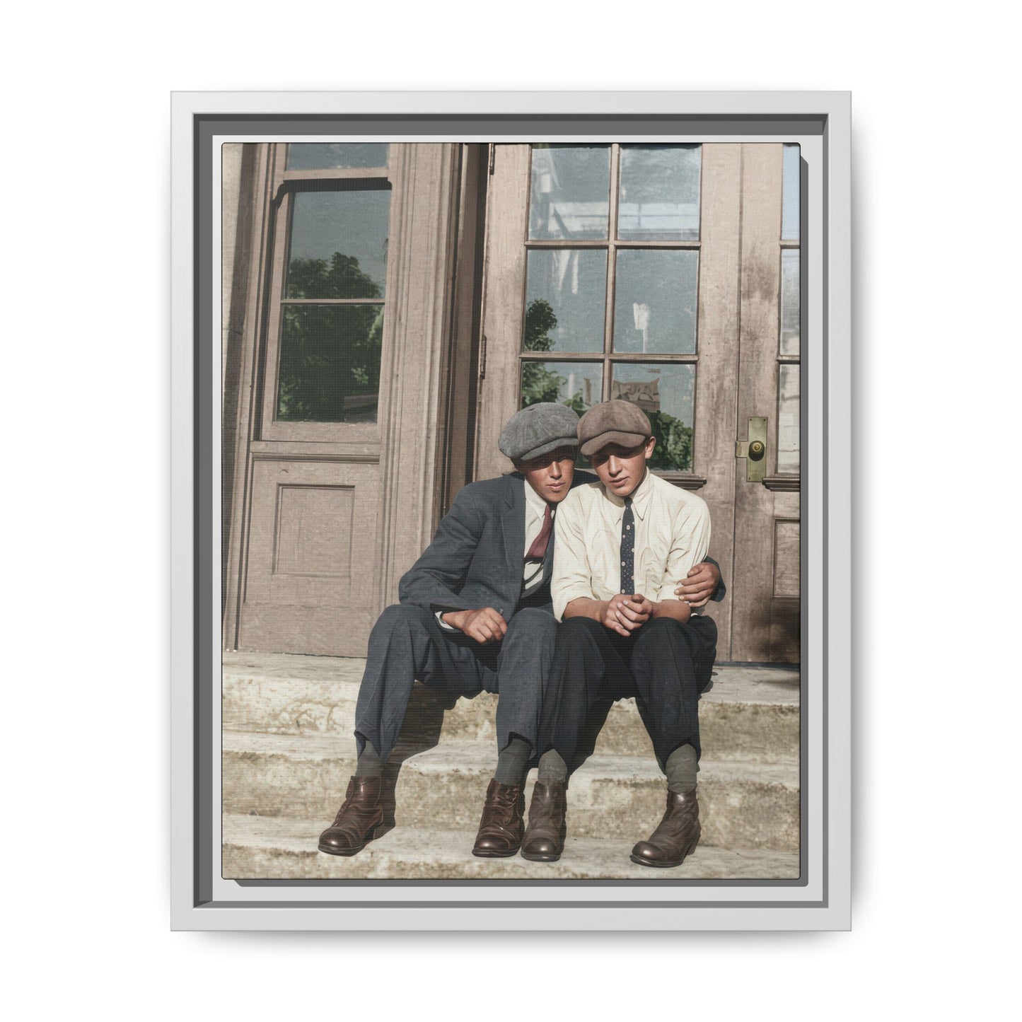 Vintage outdoor portrait early 1900s historical photograph wall décor