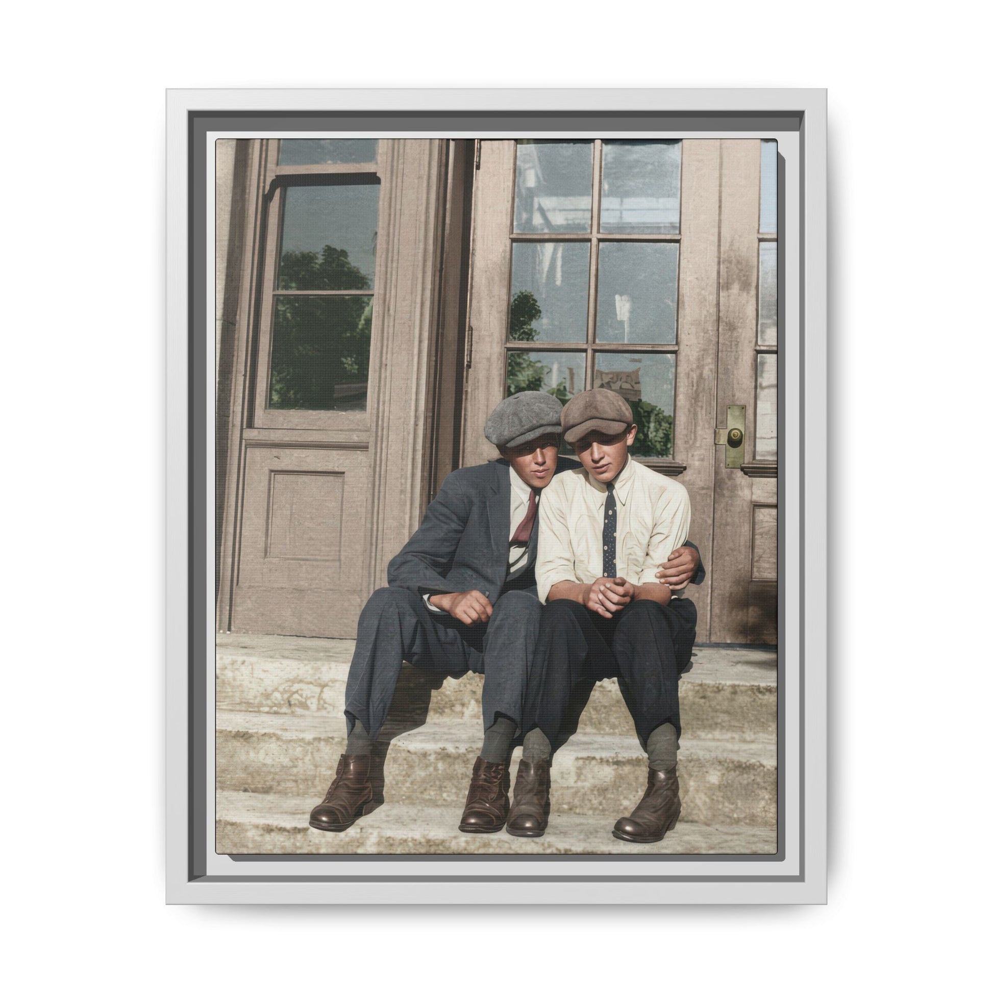 Vintage outdoor portrait early 1900s historical photograph wall décor