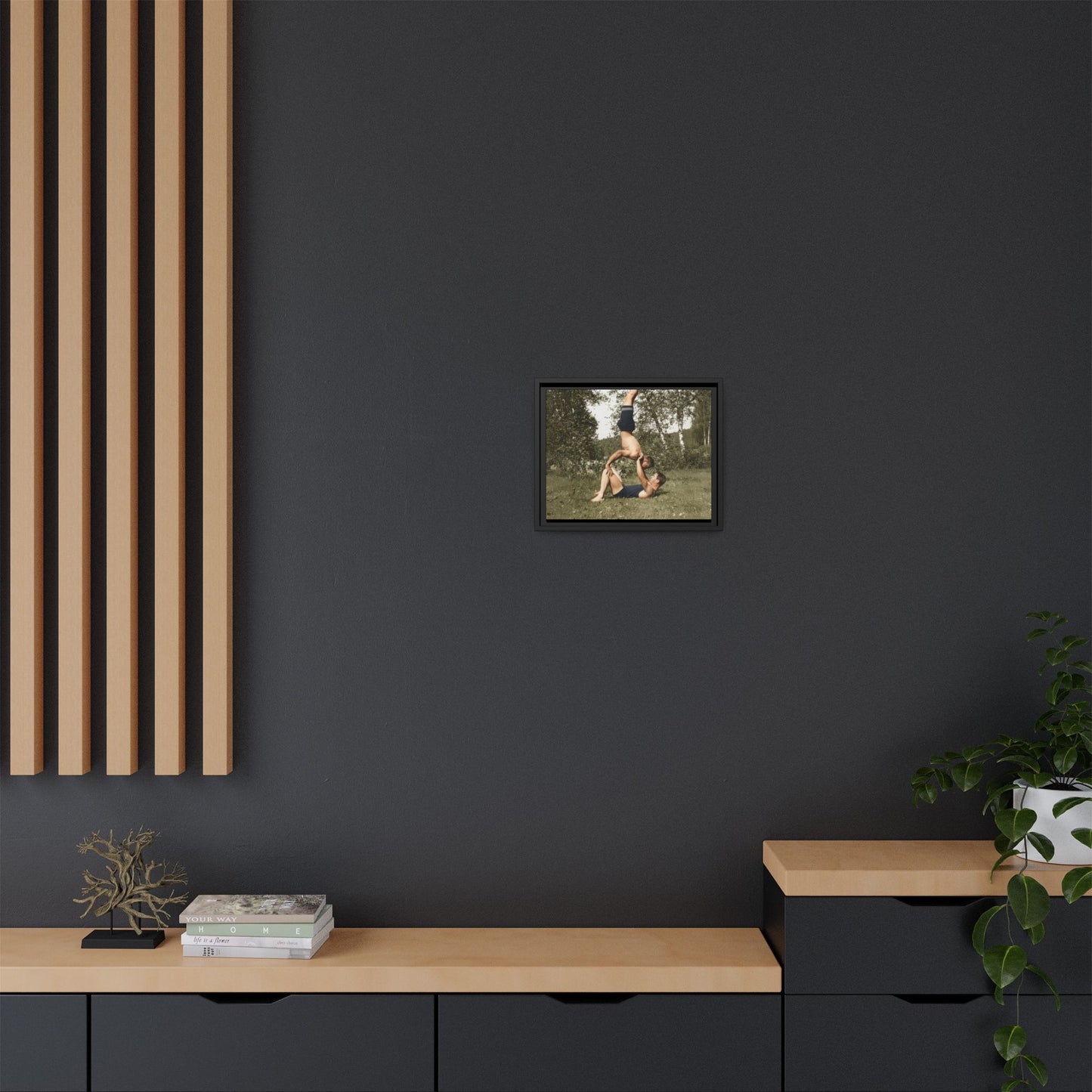 nager 017 | Framed Vintage Photo - Matte Canvas