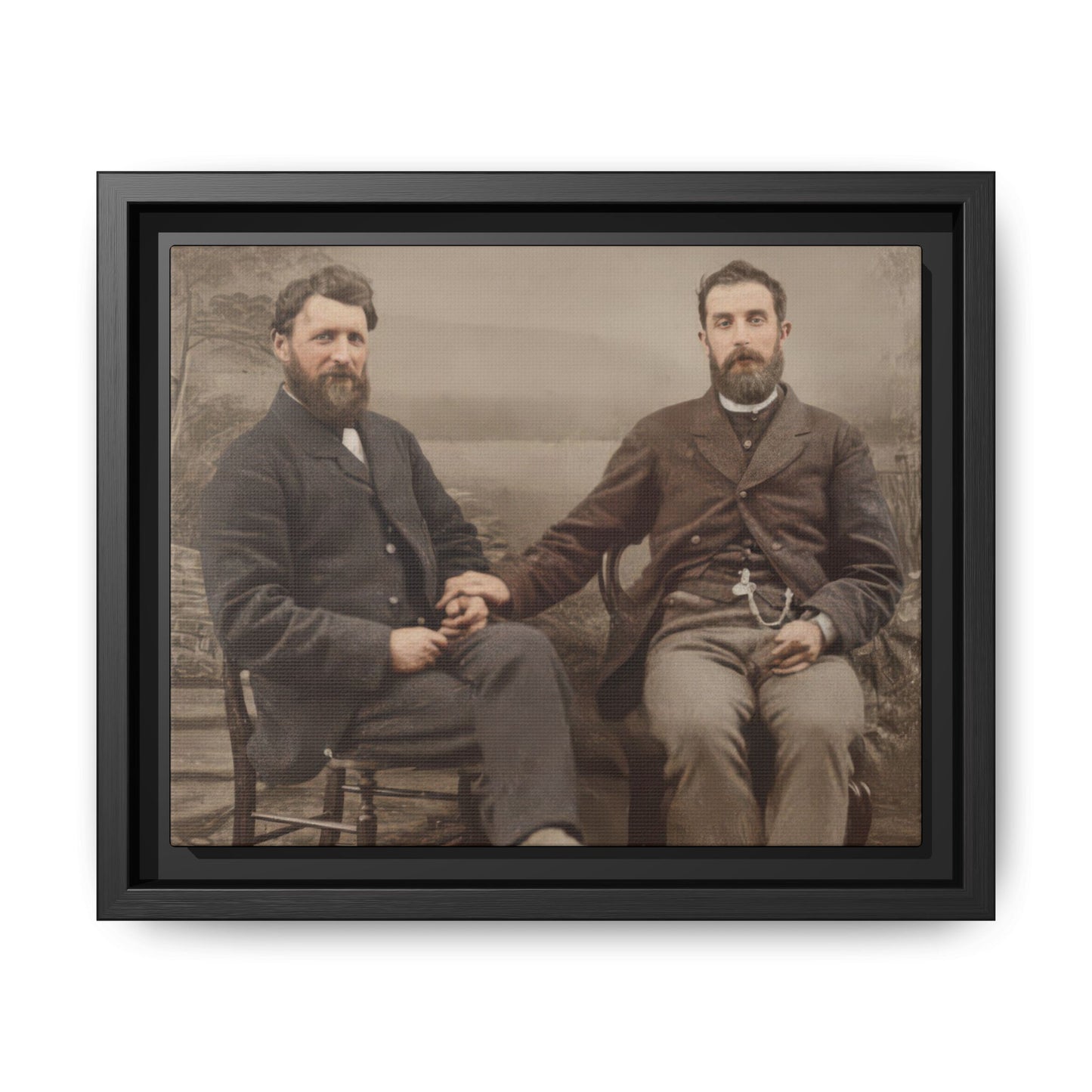 paire 110 | Framed Vintage Photo - Matte Canvas