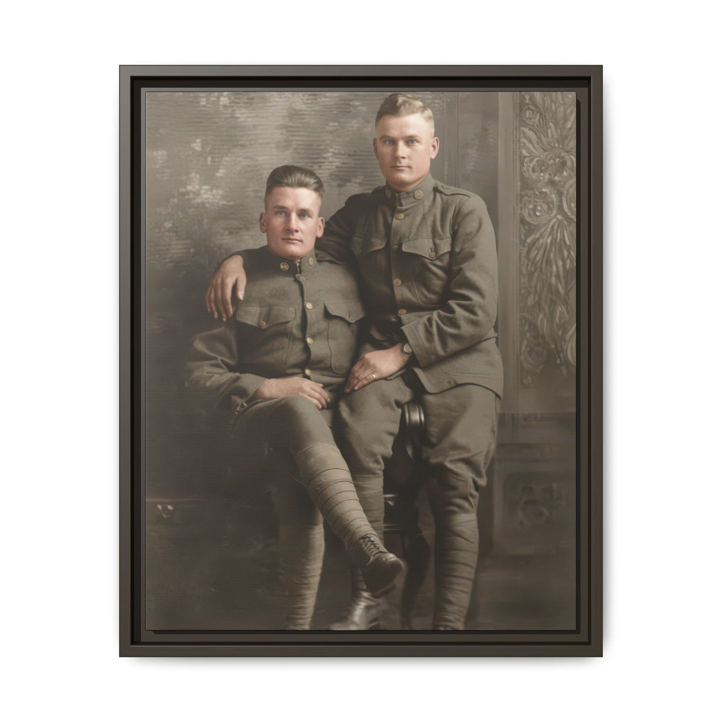 paire 114 | Framed Vintage Photo - Matte Canvas