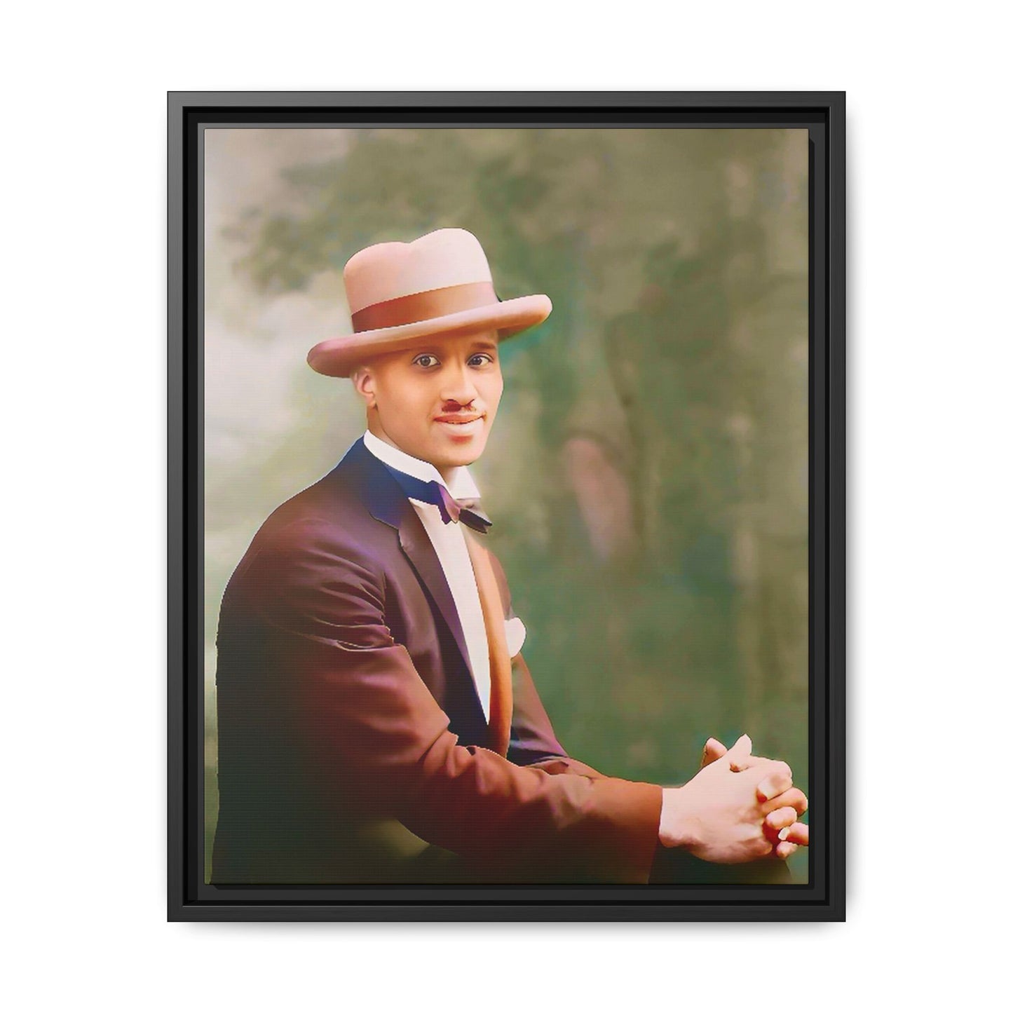 celibataire 004 | Framed Vintage Photo - Matte Canvas