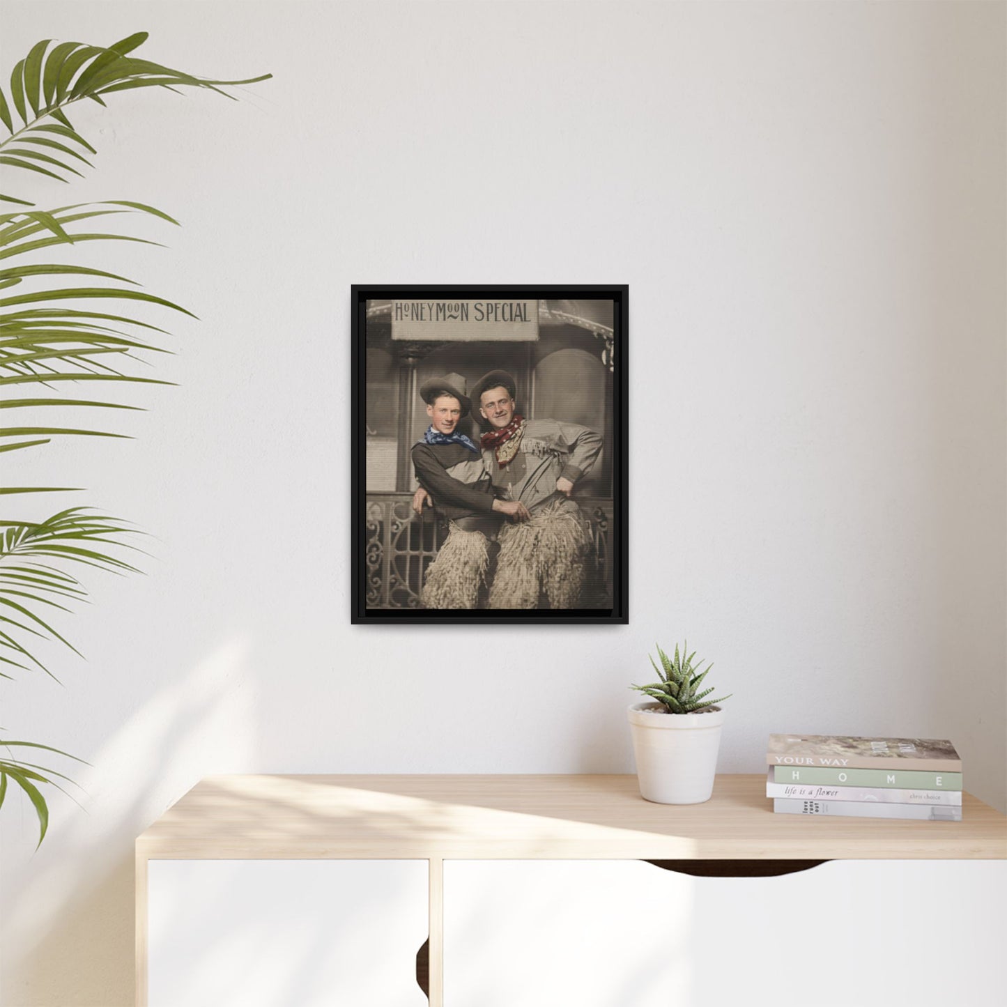 paire 124 | Framed Vintage Photo - Matte Canvas