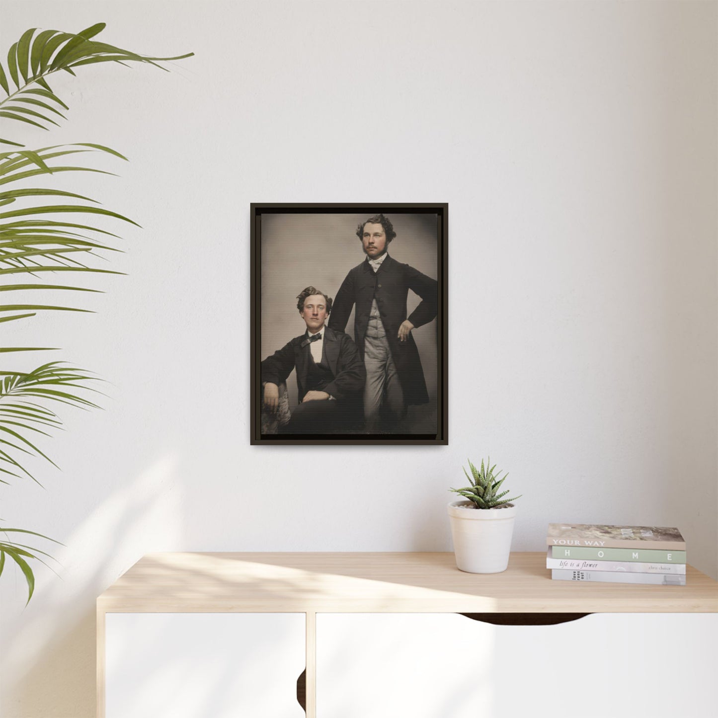 paire 125 | Framed Vintage Photo - Matte Canvas