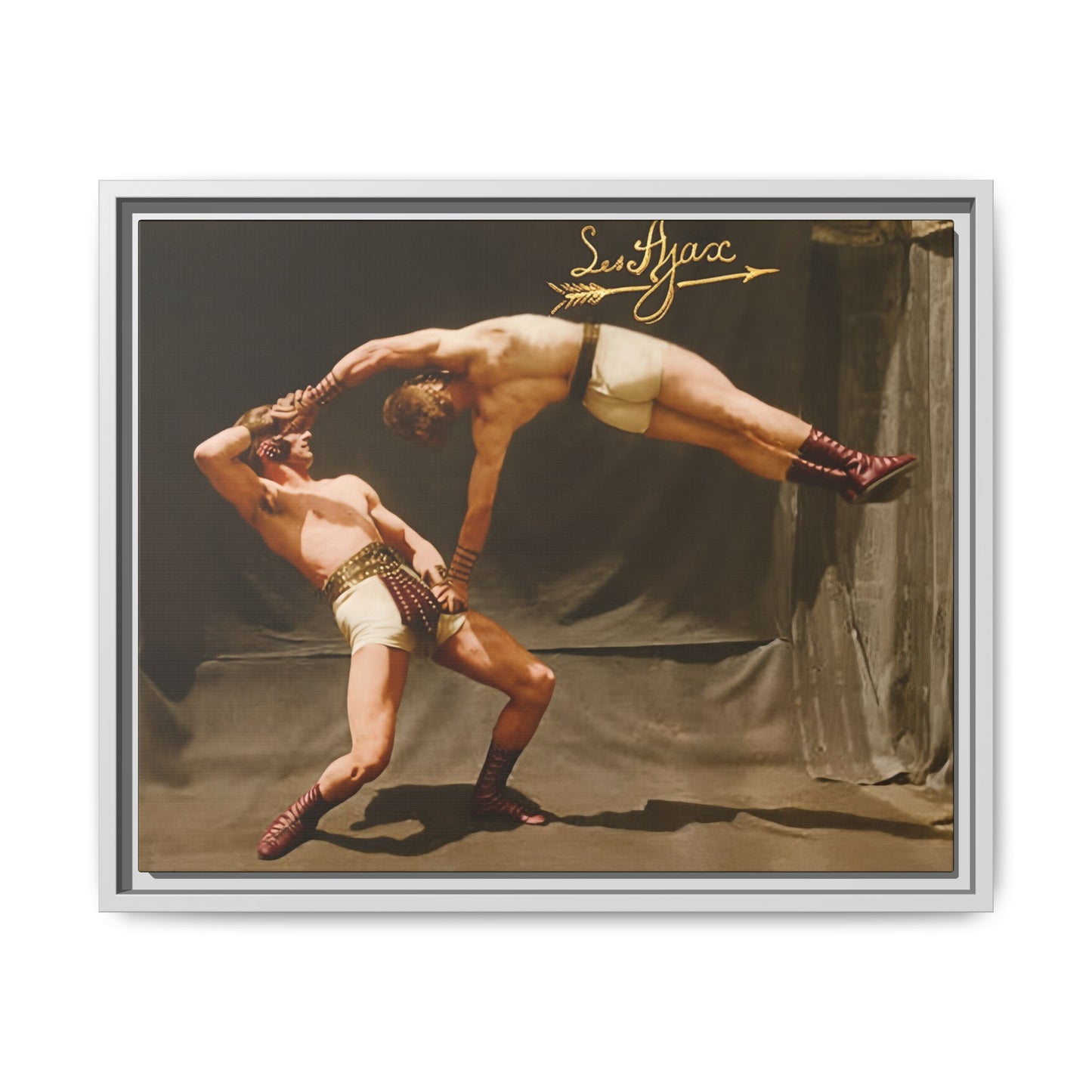 athlétisme 013 | Framed Vintage Photo - Matte Canvas