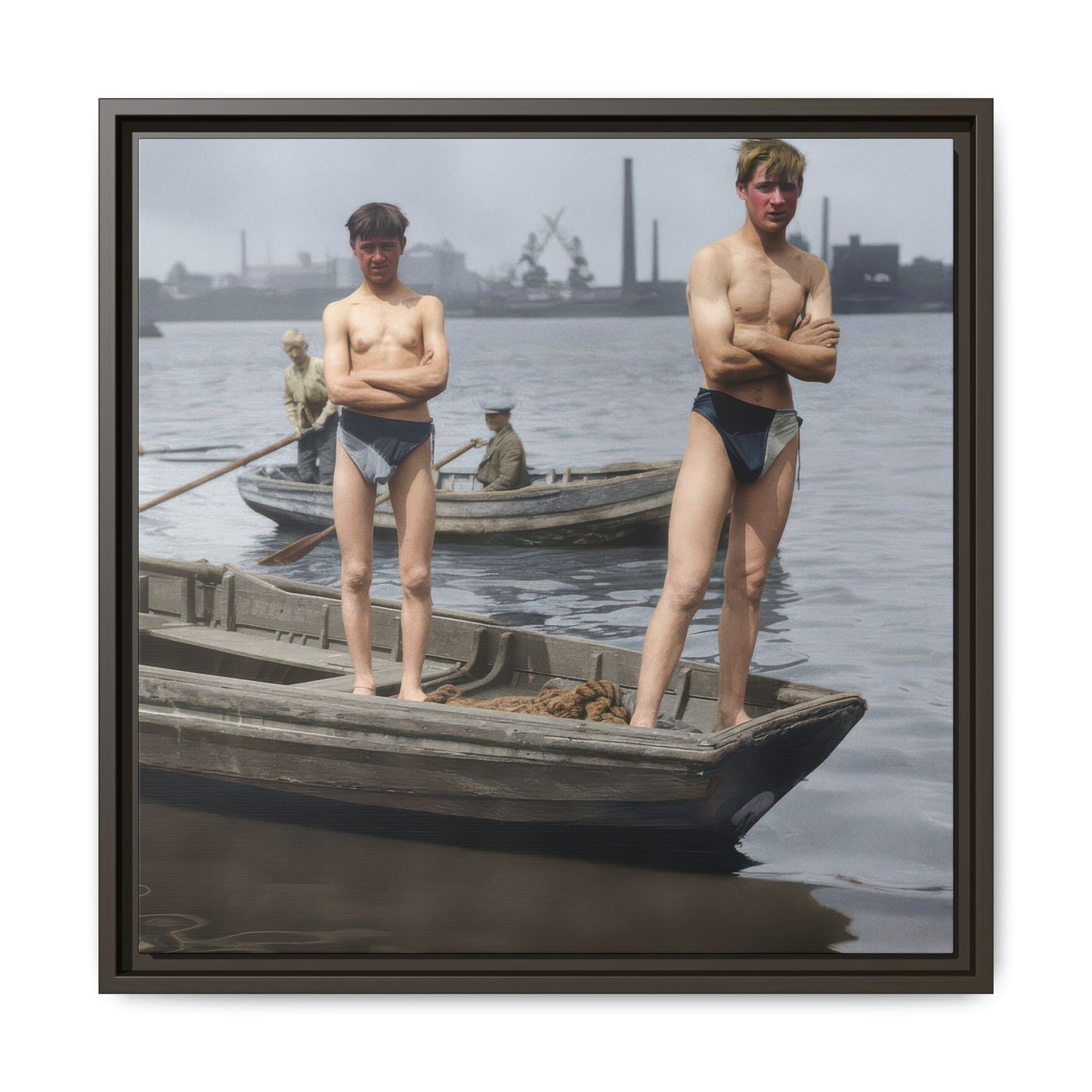 nager 050 | Framed Vintage Photo - Matte Canvas