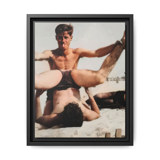 nager 004 | Framed Vintage Photo - Matte Canvas