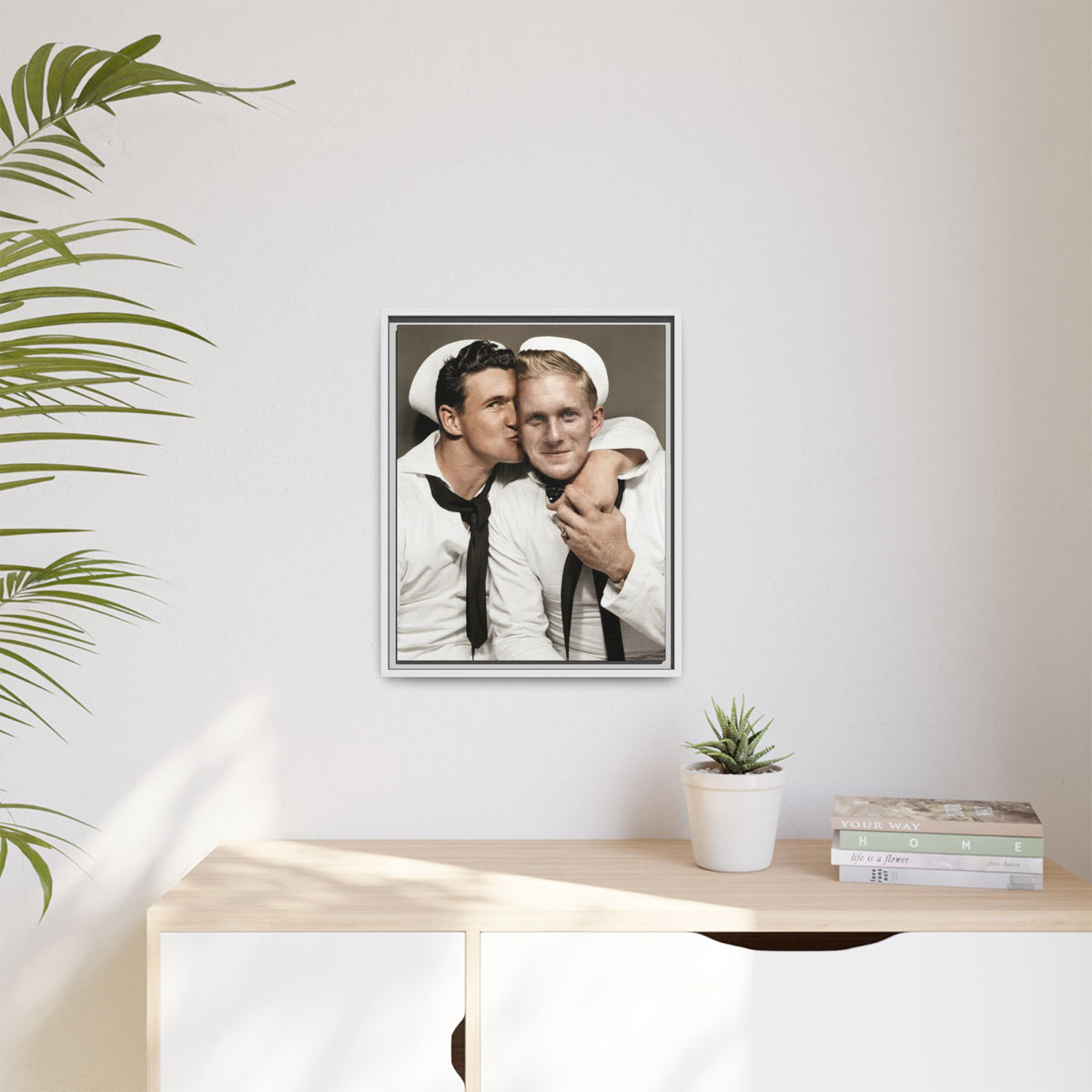paire 156 | Framed Vintage Photo - Matte Canvas