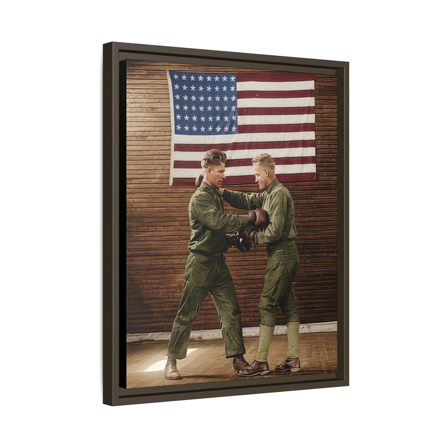 athlétisme 034 | Framed Vintage Photo - Matte Canvas