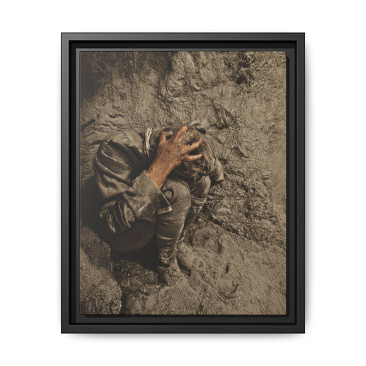 celibataire 040 | Framed Vintage Photo - Matte Canvas