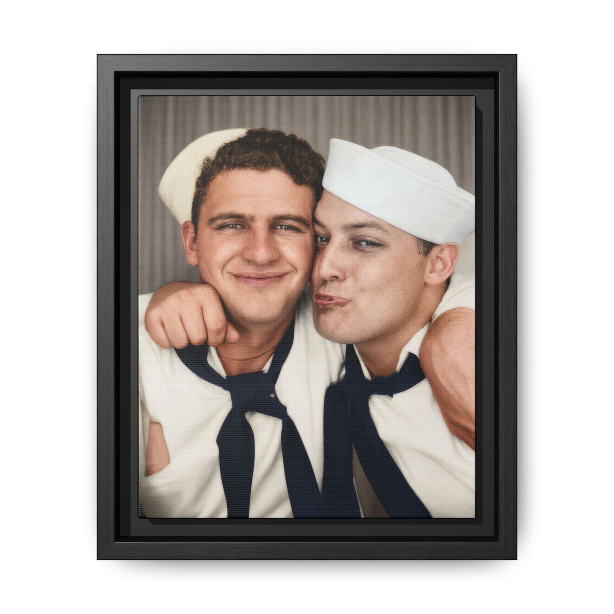 paire 159 | Framed Vintage Photo - Matte Canvas