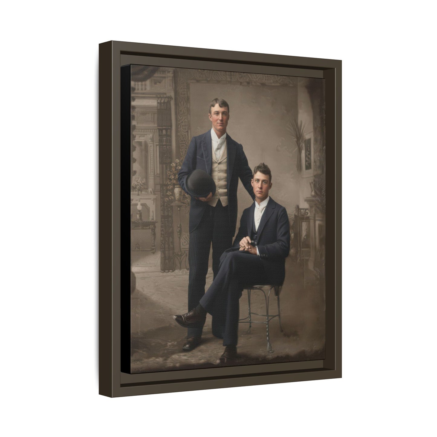 paire 149 | Framed Vintage Photo - Matte Canvas