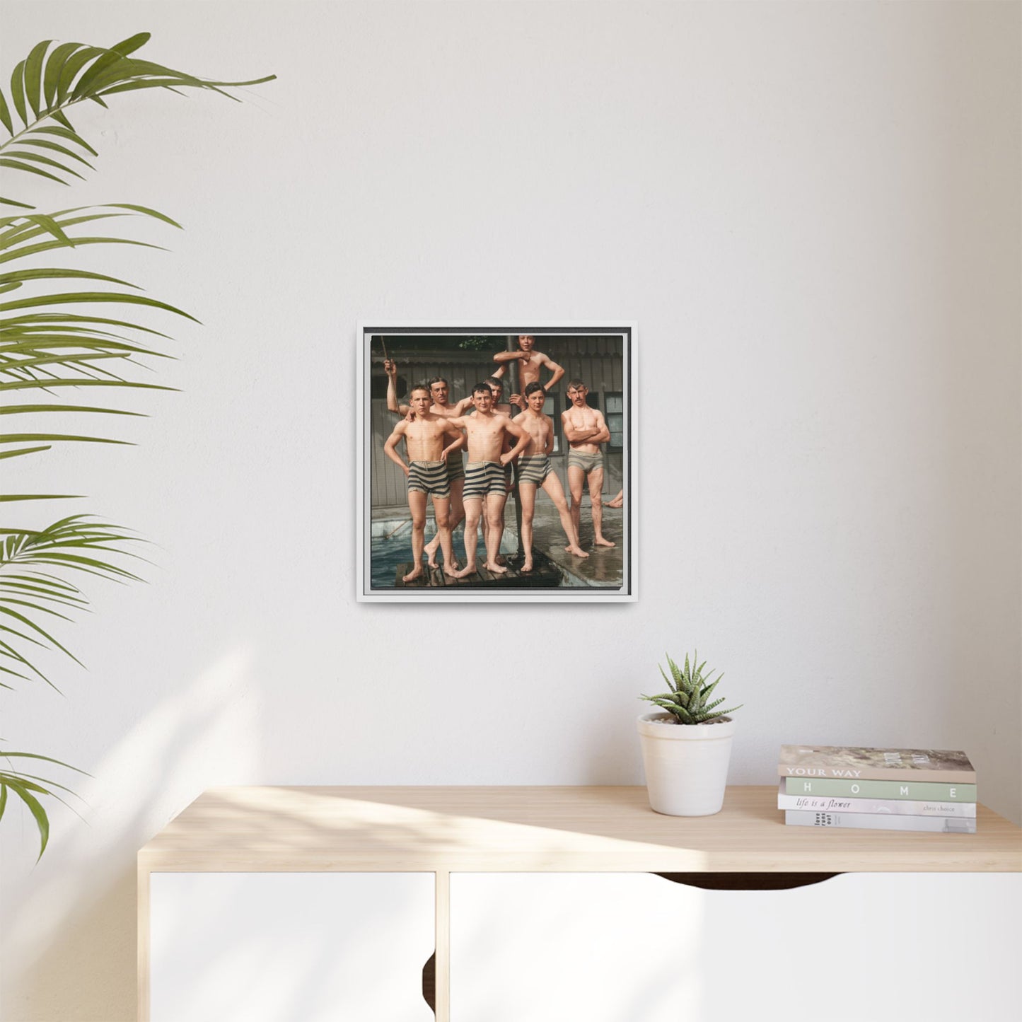 nager 010 | Framed Vintage Photo - Matte Canvas