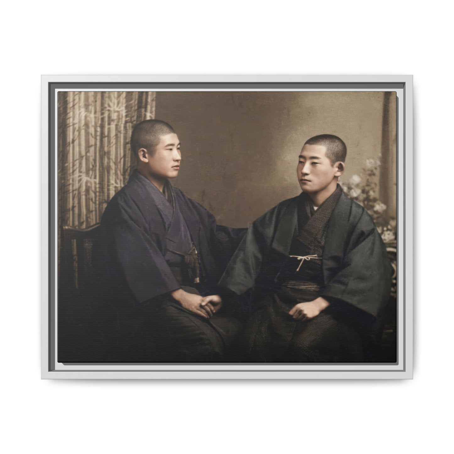 paire 011 | Framed Vintage Photo - Matte Canvas