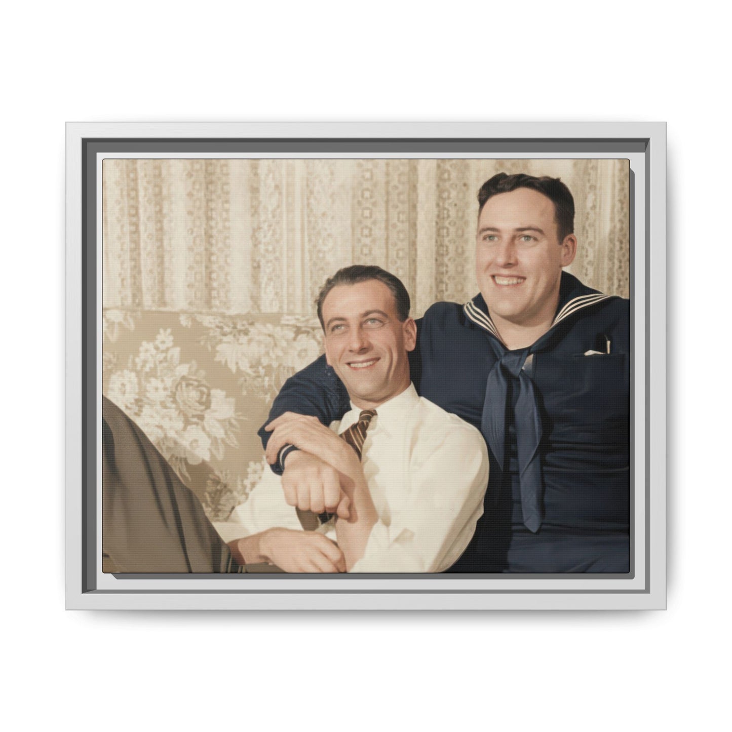 paire 108 | Framed Vintage Photo - Matte Canvas
