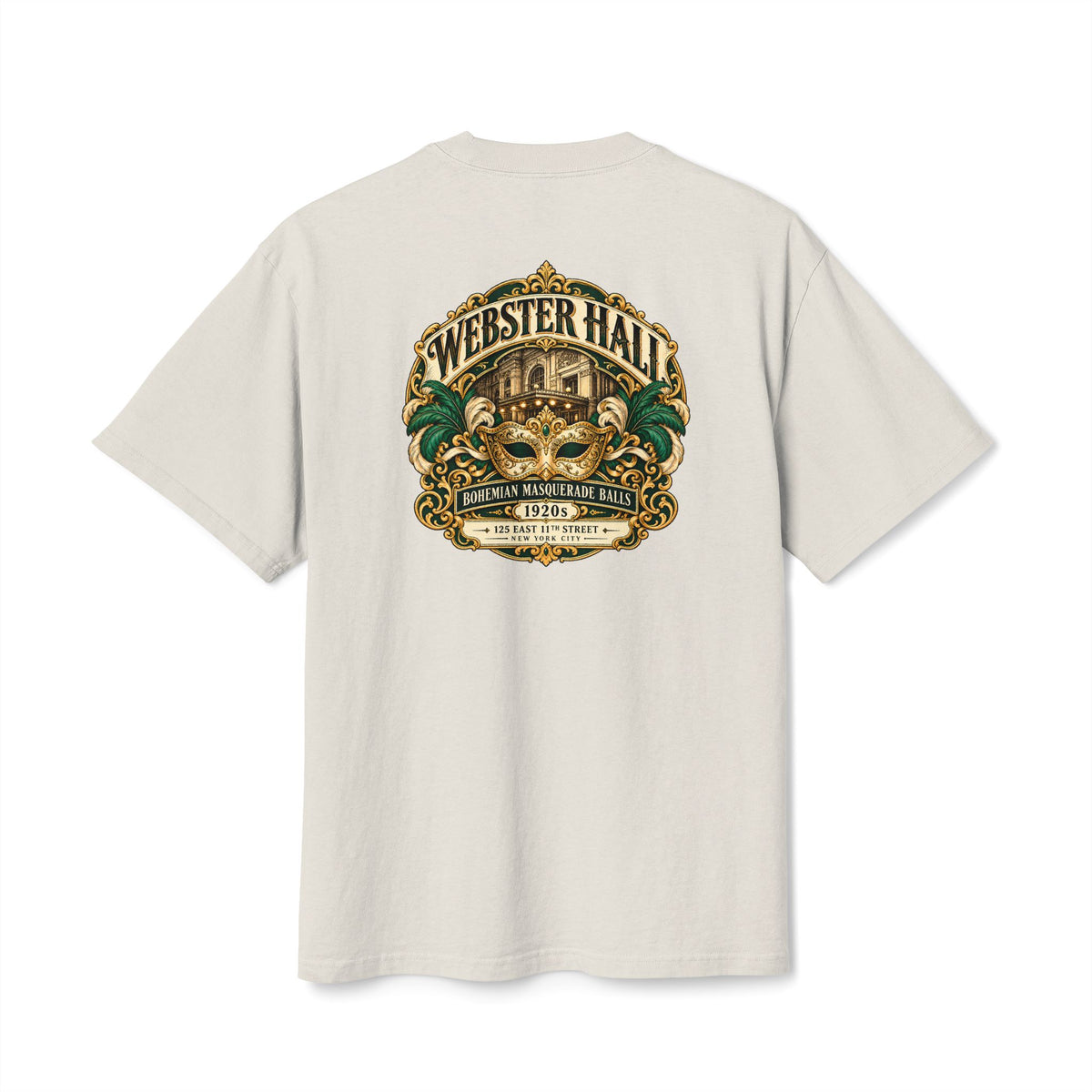 Webster Hall 1920s Masquerade | Historic NYC LGBTQ Heritage T-Shirt