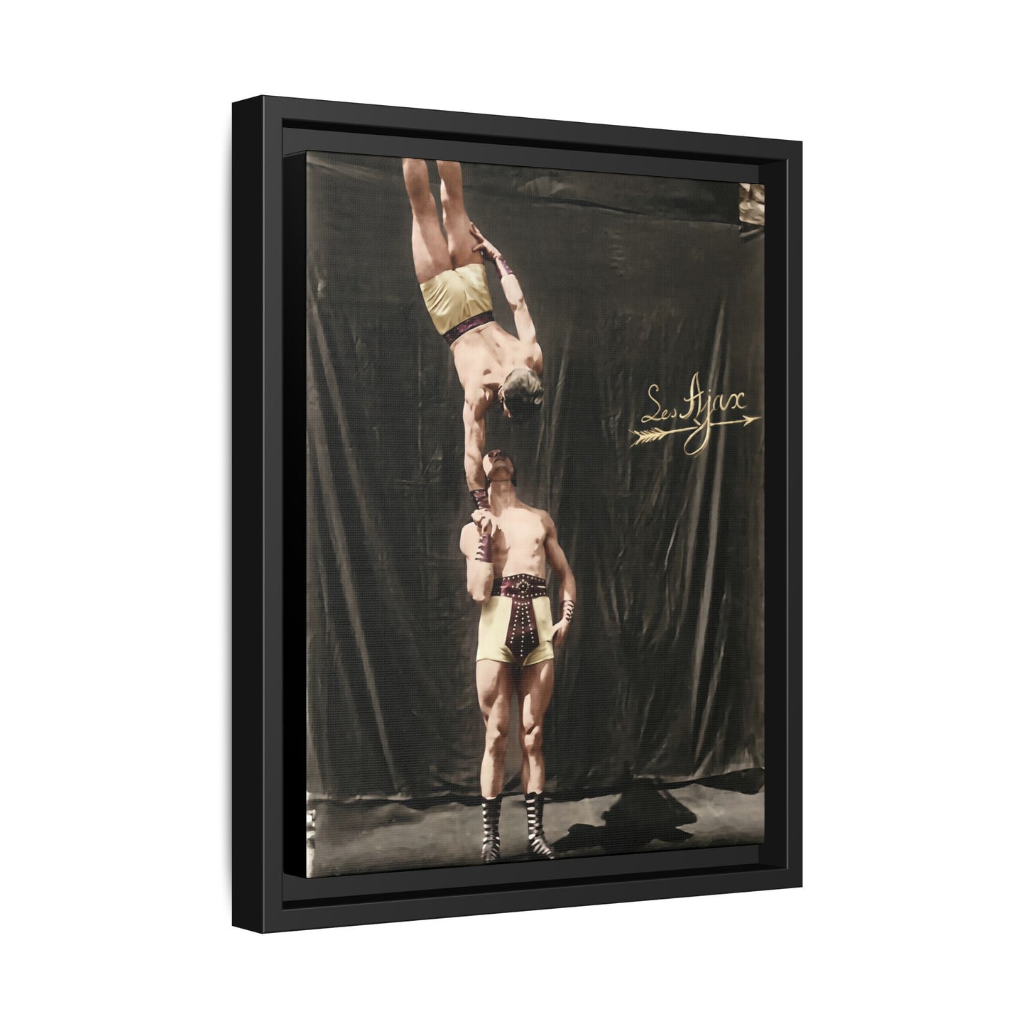 athlétisme 016 | Framed Vintage Photo - Matte Canvas