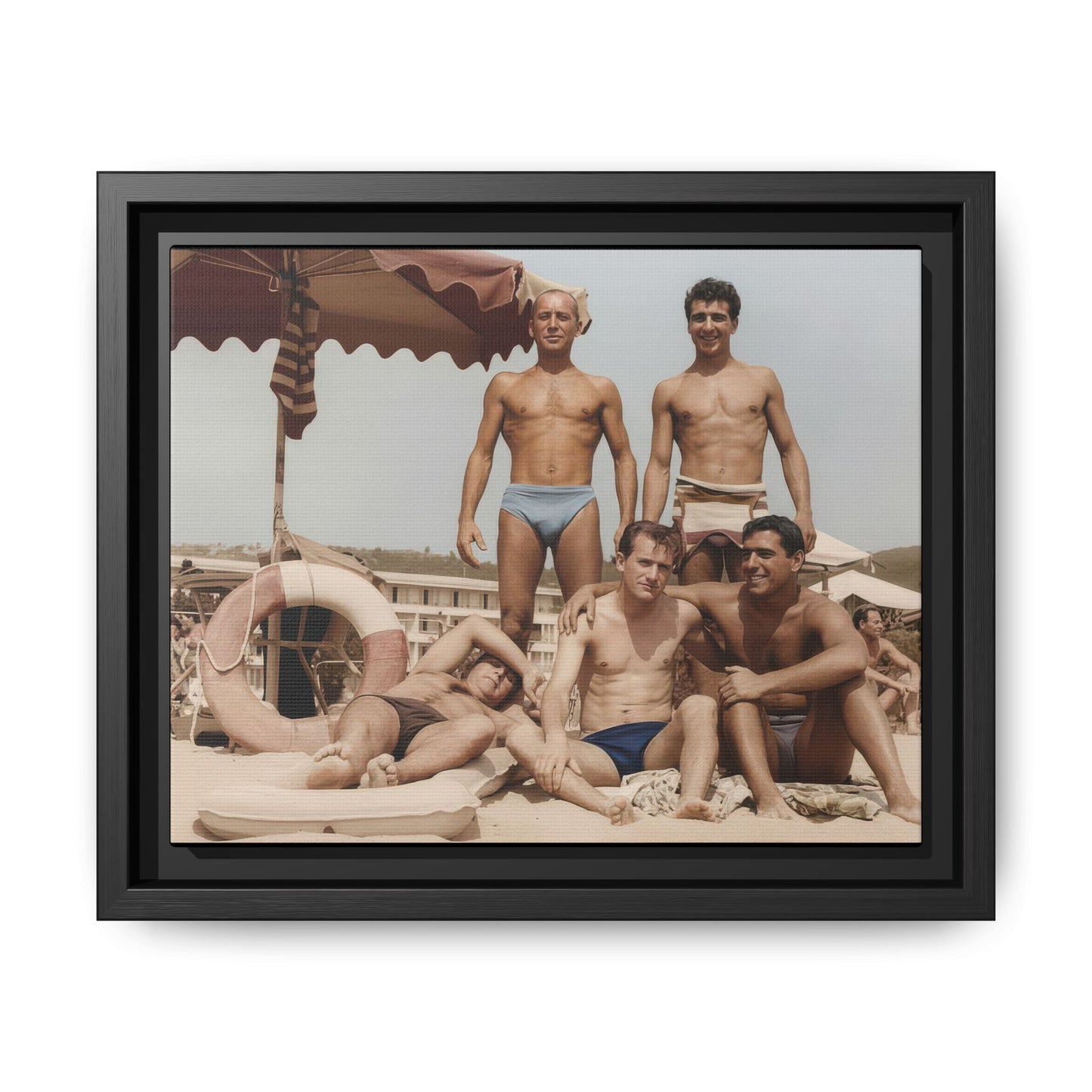 nager 033 | Framed Vintage Photo - Matte Canvas