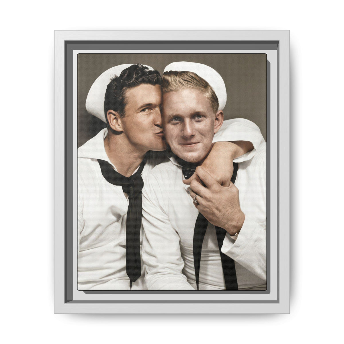 paire 156 | Framed Vintage Photo - Matte Canvas