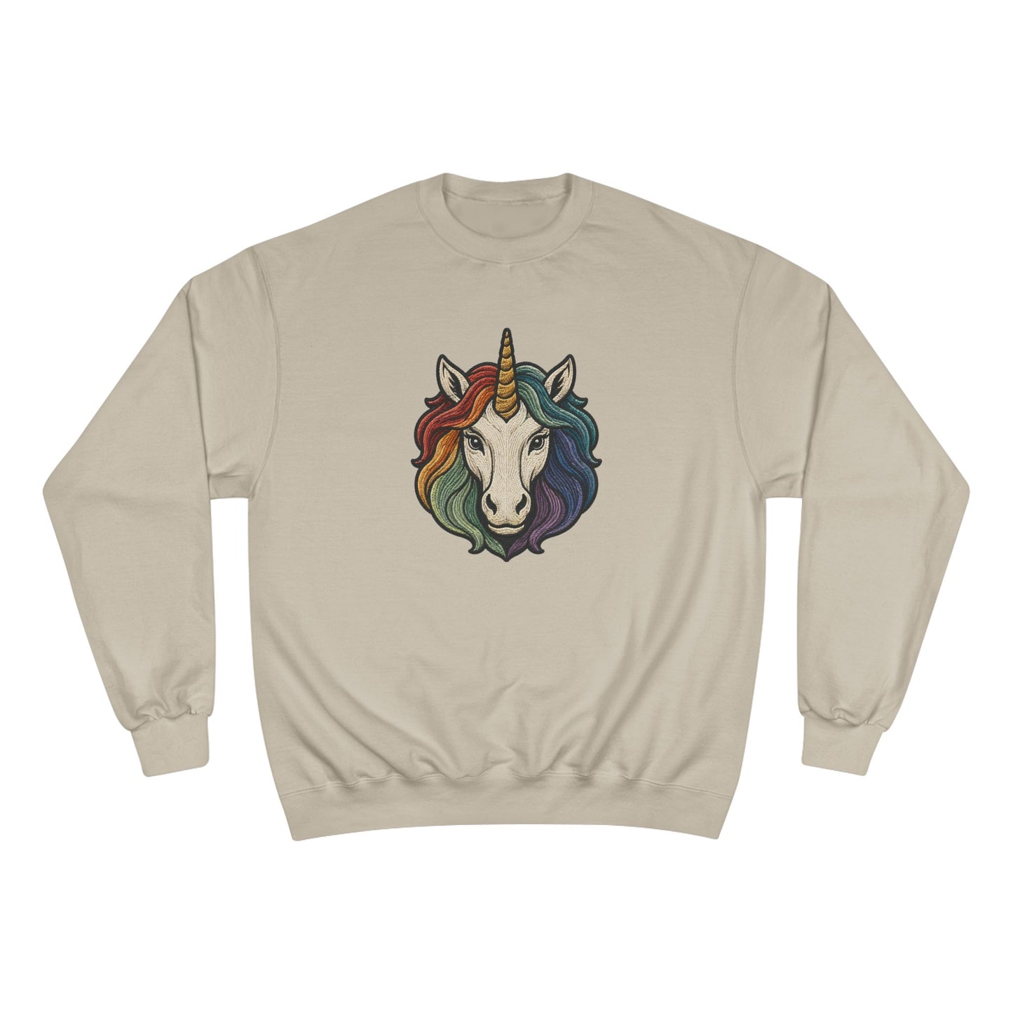 Champion | Rainbow Riders Muted Pride Unicorn Crewneck Sweatshirt