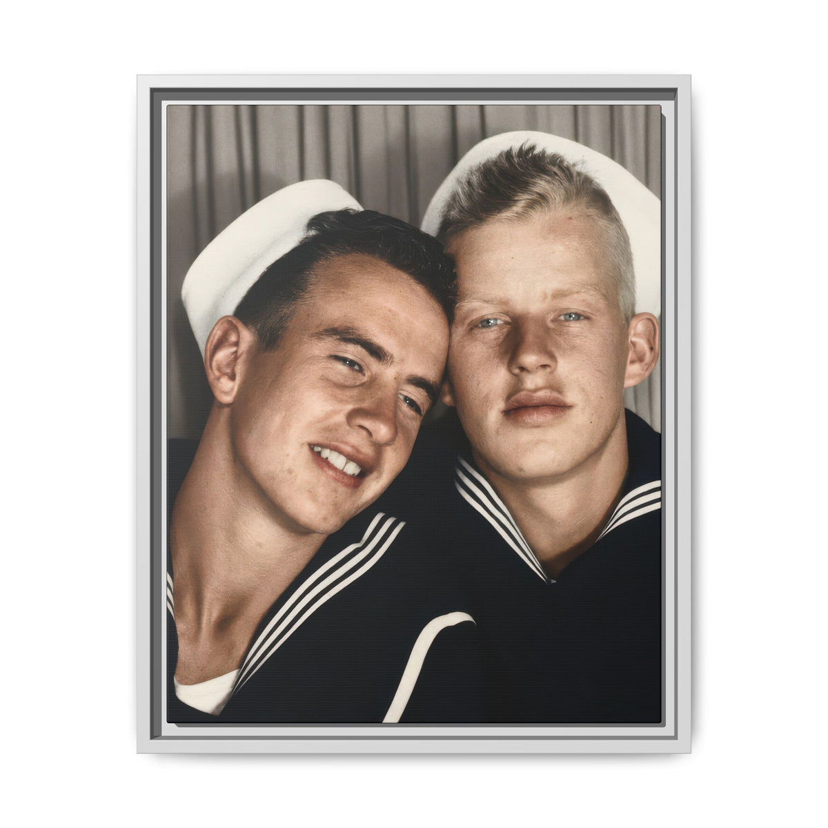 paire 158 | Framed Vintage Photo - Matte Canvas