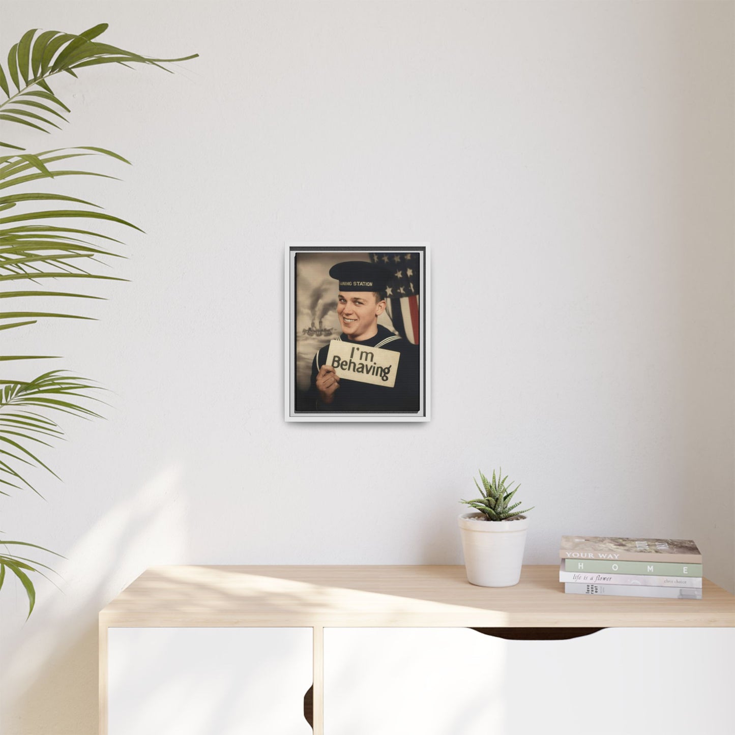 celibataire 002 | Framed Vintage Photo - Matte Canvas