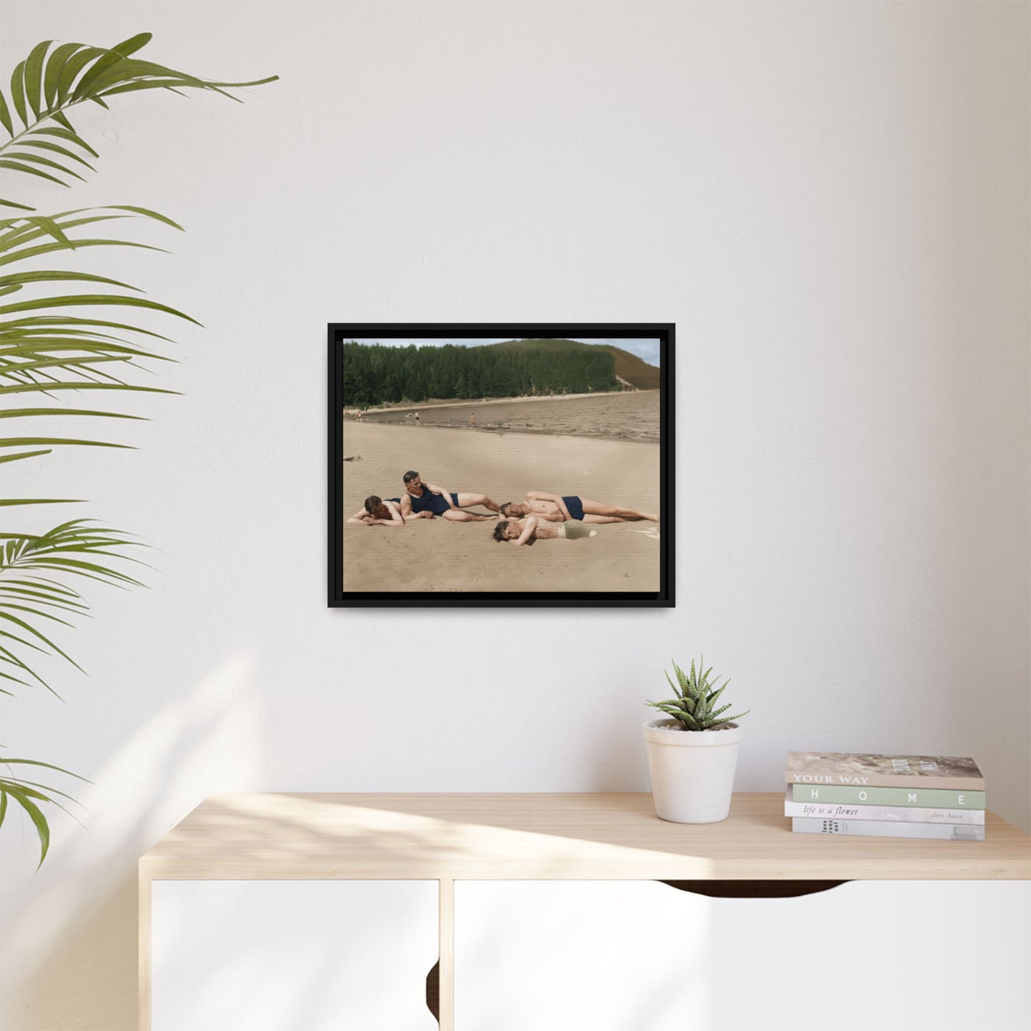nager 026 | Framed Vintage Photo - Matte Canvas