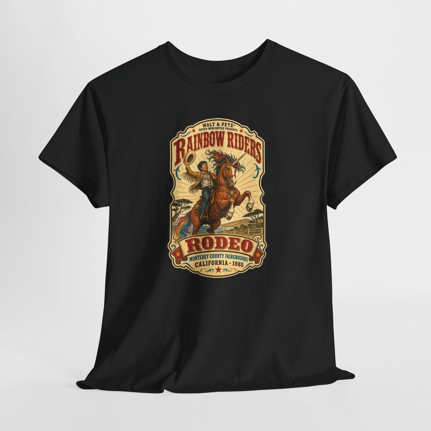 Copy of Rainbow Riders Rodeo Arizona 1972 Pride T-Shirt | Queer Cowgirl Tee
