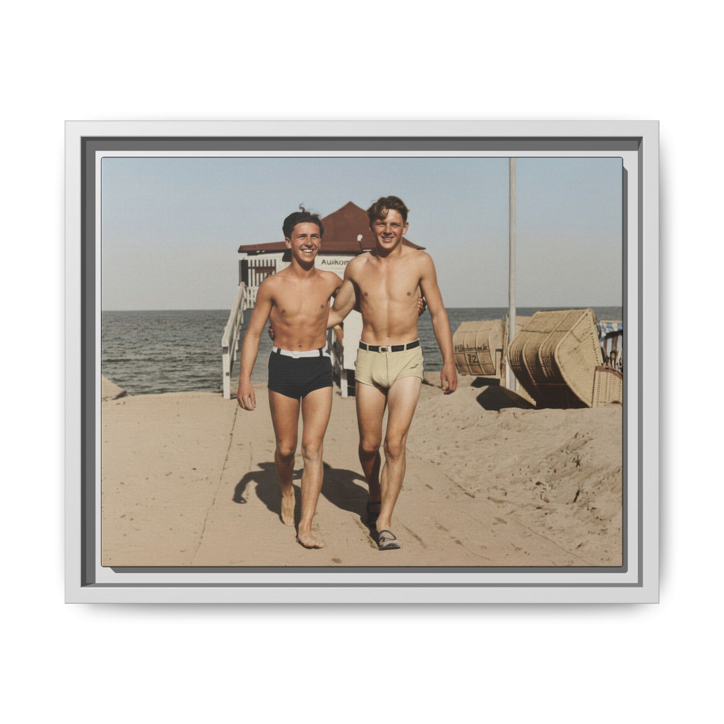 nager 003 | Framed Vintage Photo - Matte Canvas