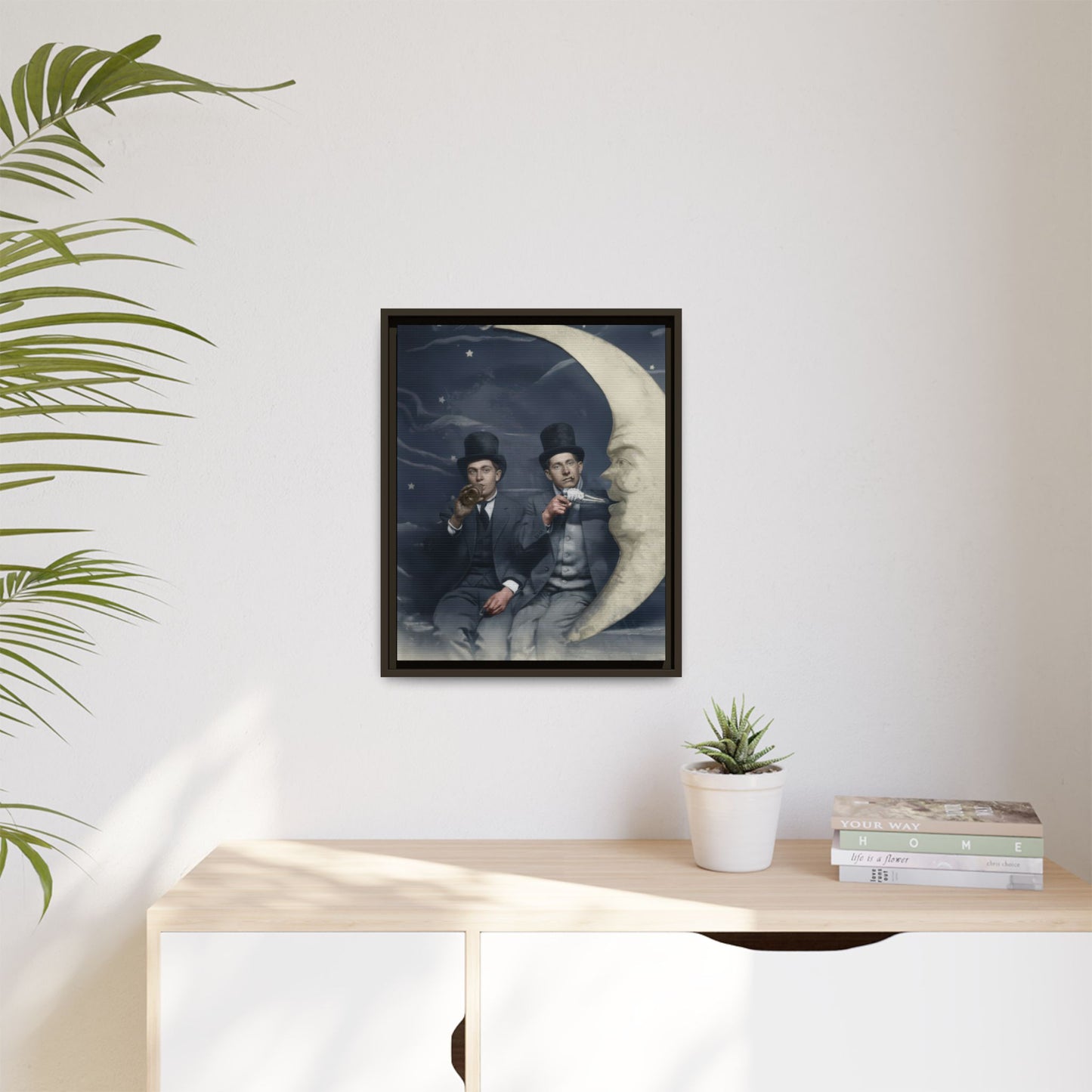 paire 043 | Framed Vintage Photo - Matte Canvas