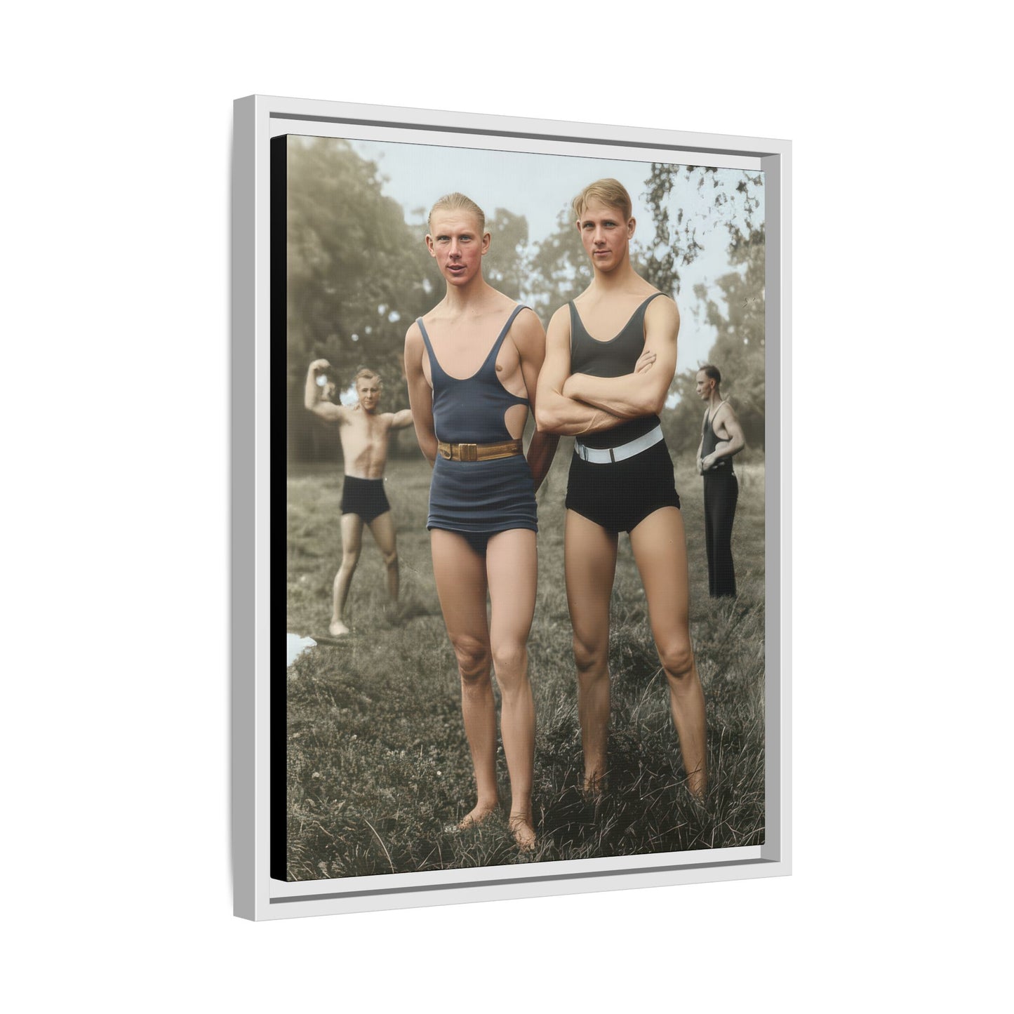 nager 037 | Framed Vintage Photo - Matte Canvas