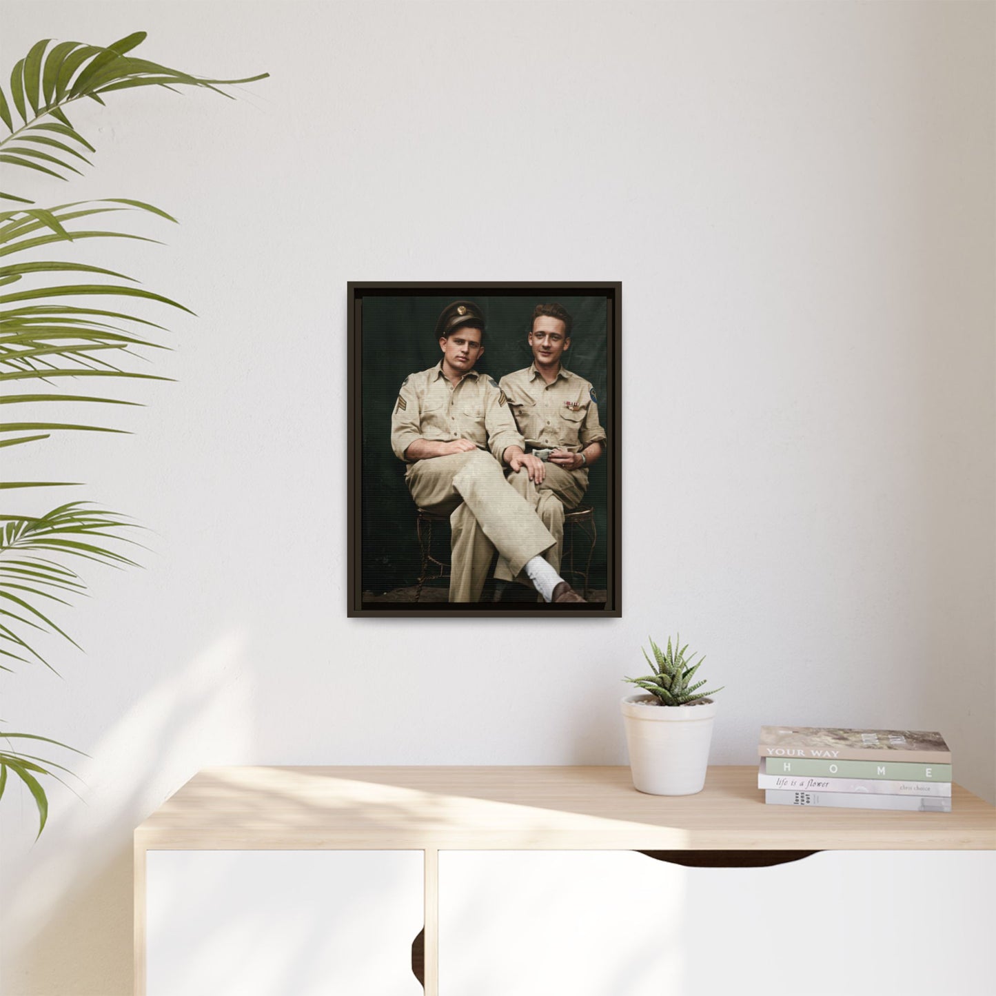 paire 135 | Framed Vintage Photo - Matte Canvas