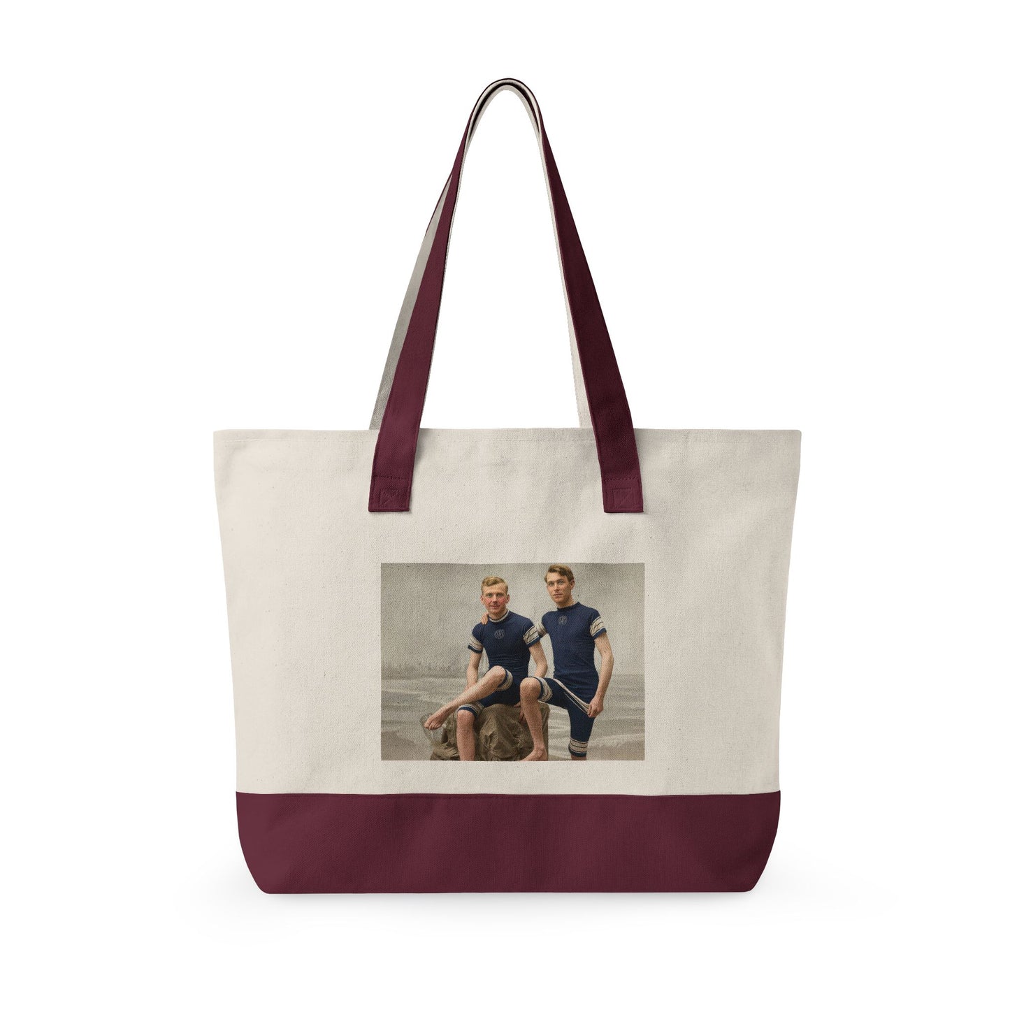 Beach Day Zippered Canvas Tote | nager 036