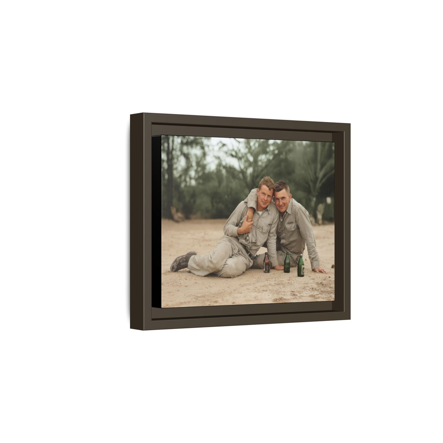 paire 138 | Framed Vintage Photo - Matte Canvas