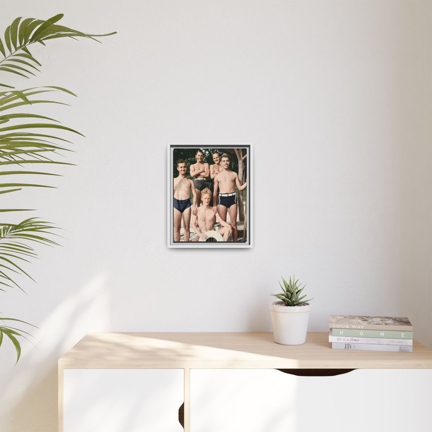 nager 041 | Framed Vintage Photo - Matte Canvas