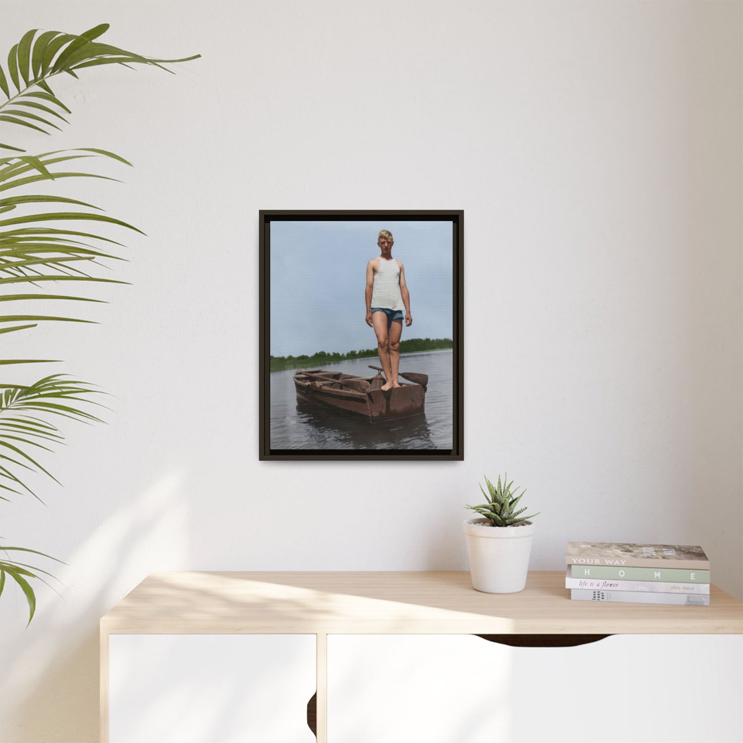 nager 025 | Framed Vintage Photo - Matte Canvas