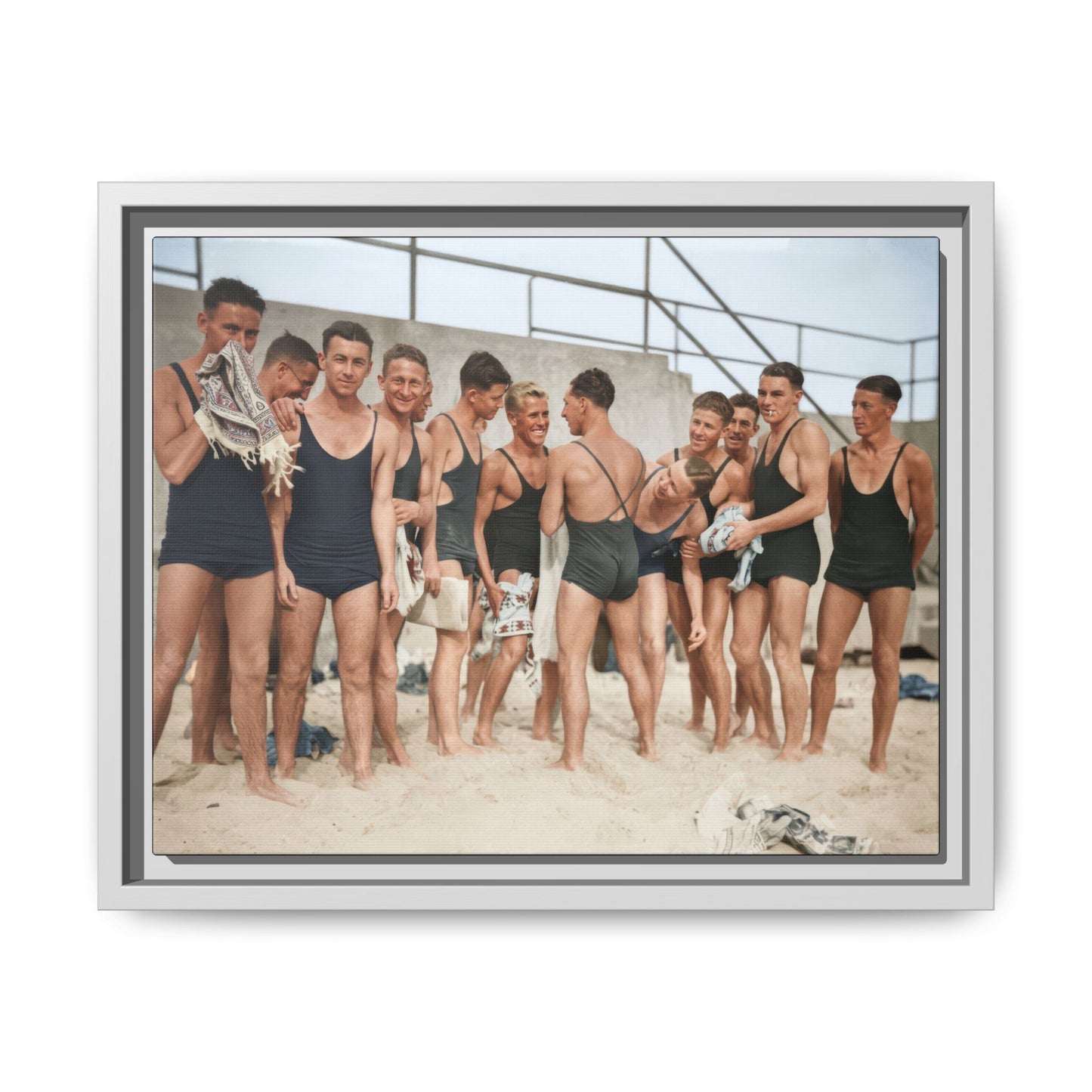 nager 007 | Framed Vintage Photo - Matte Canvas