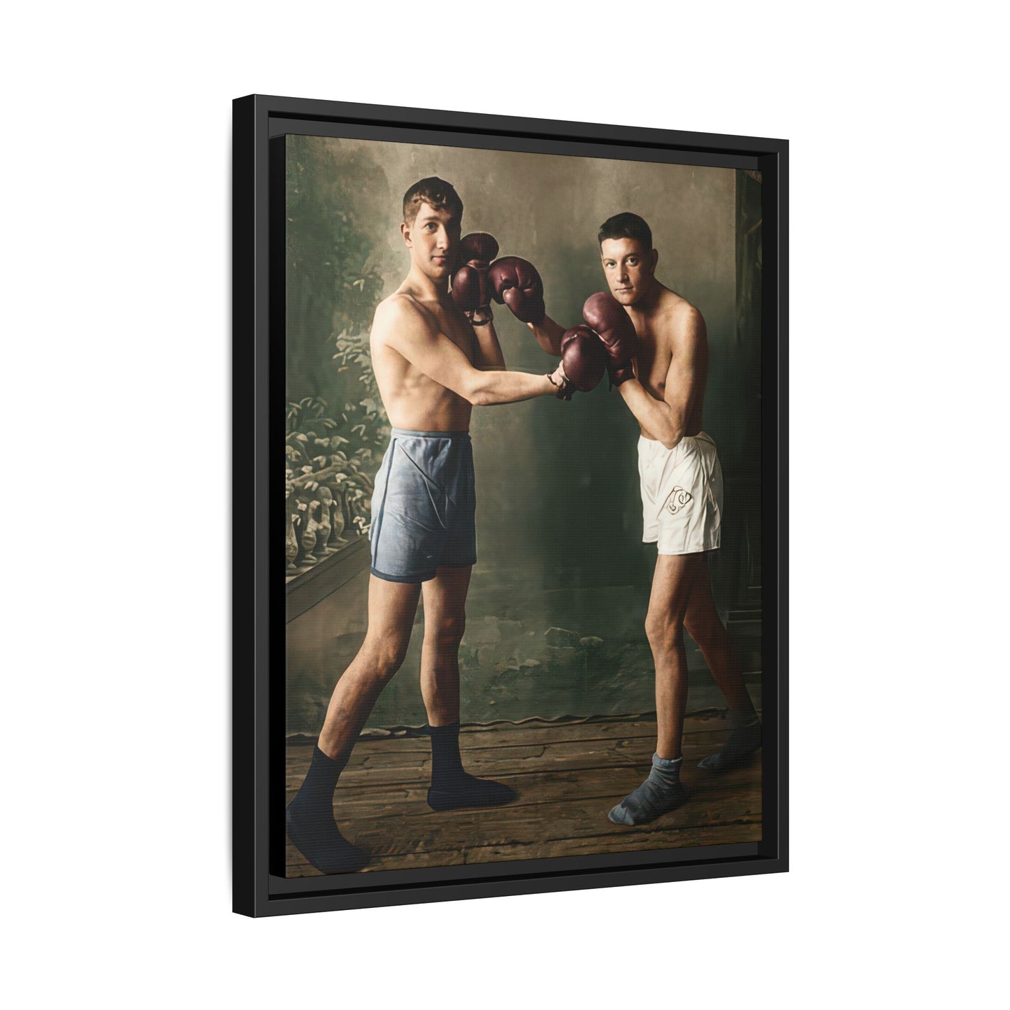 athlétisme 003 | Framed Vintage Photo - Matte Canvas