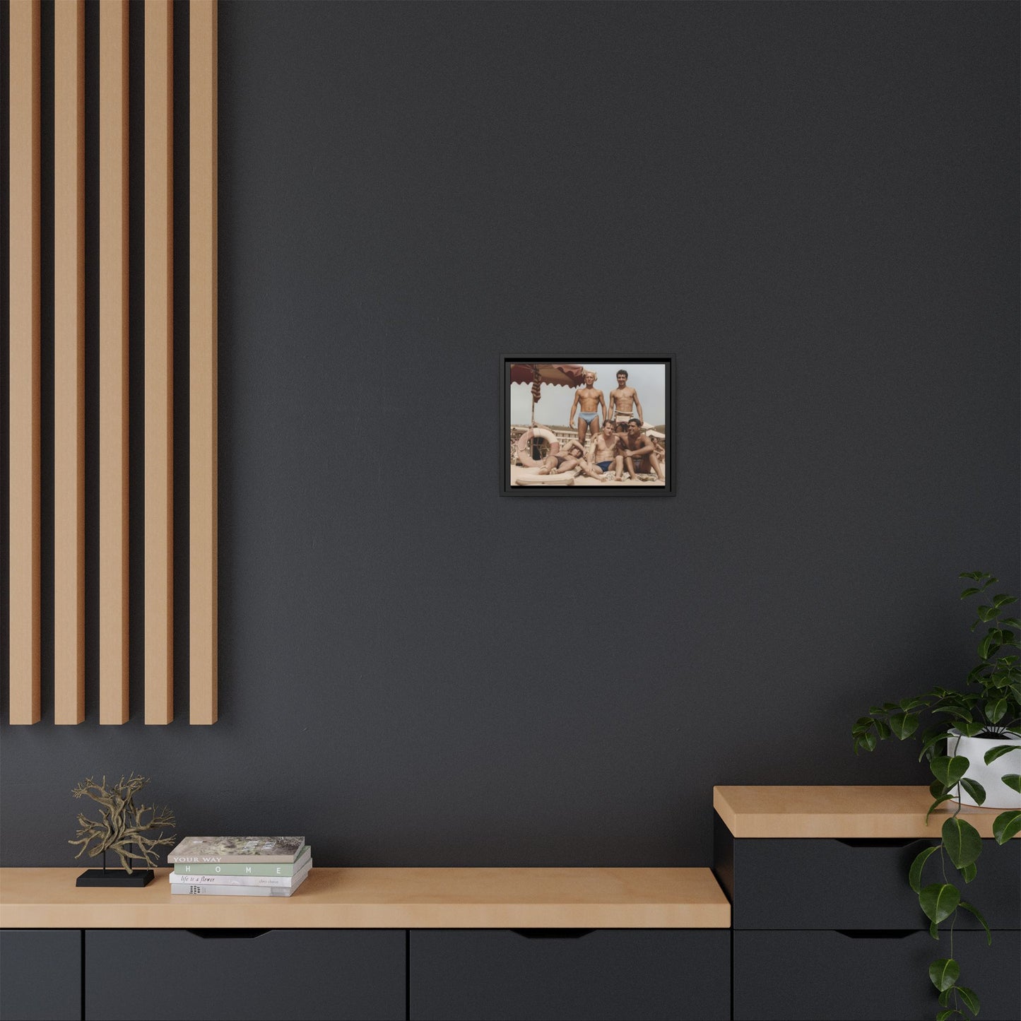 nager 033 | Framed Vintage Photo - Matte Canvas