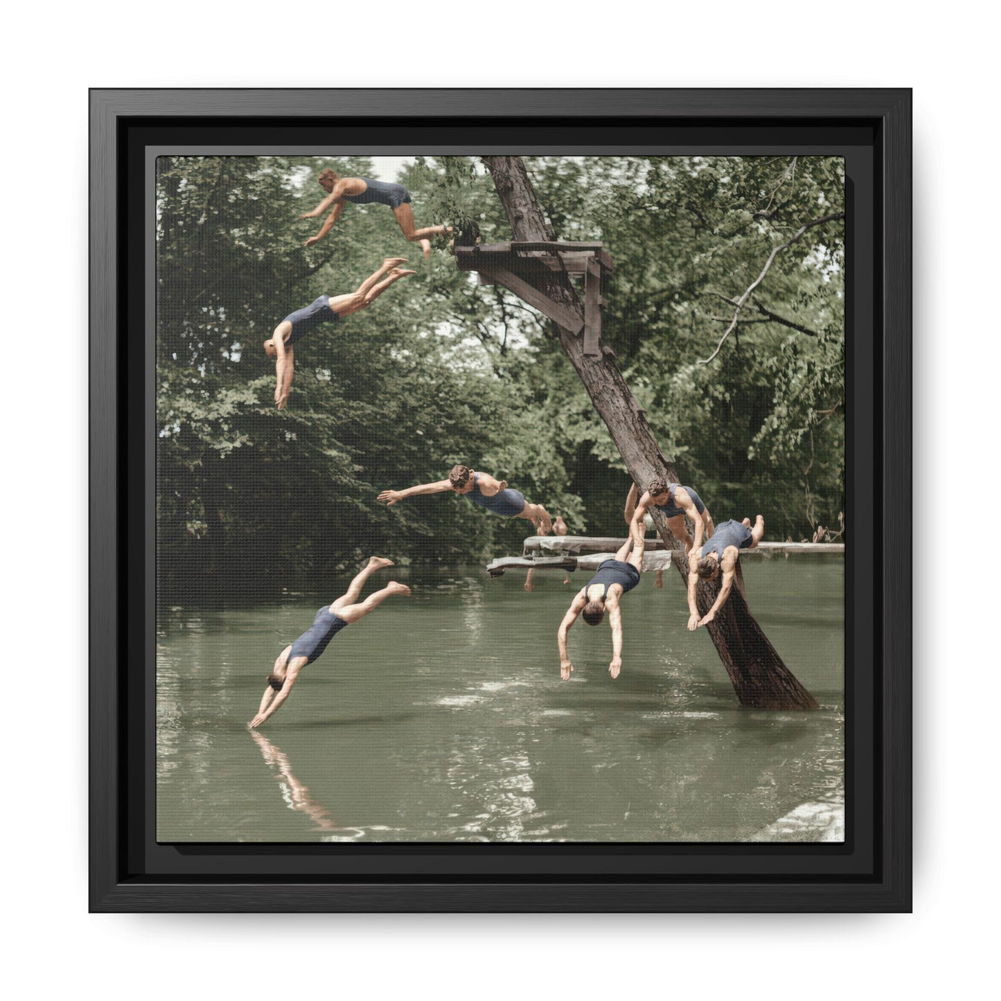 nager 005 | Framed Vintage Photo - Matte Canvas