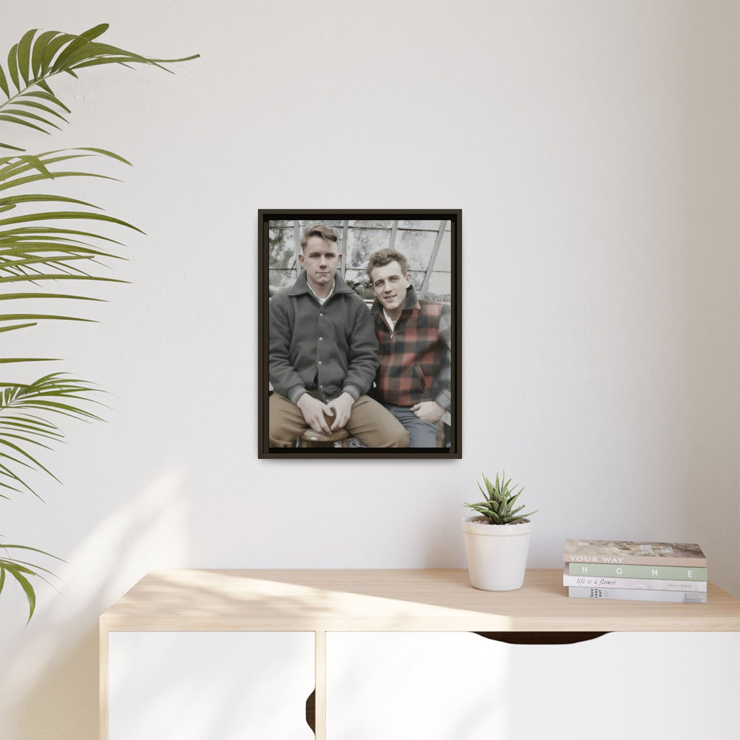 paire 104 | Framed Vintage Photo - Matte Canvas