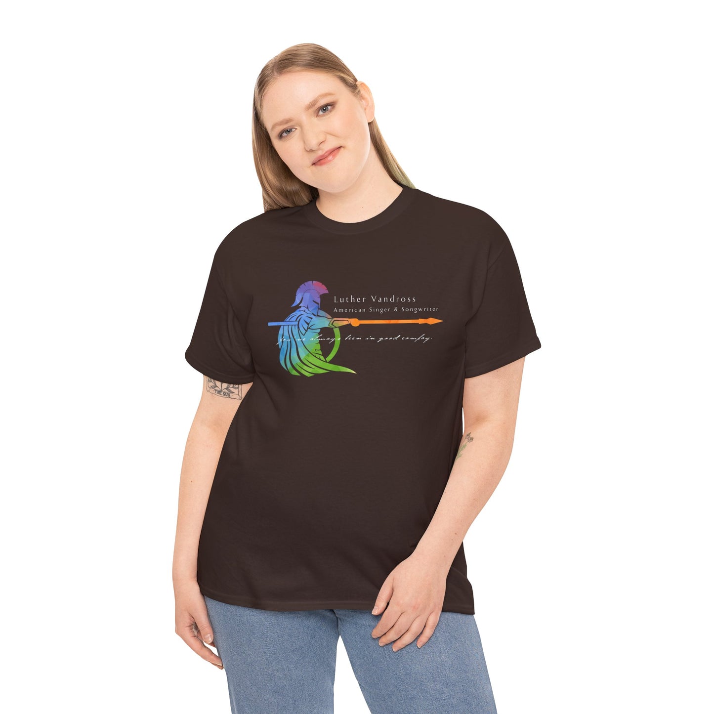 Luther Vandross | American Singer & Songwriter | Pride T-Shirt Glow of Love Afro American Gay LGBTQ