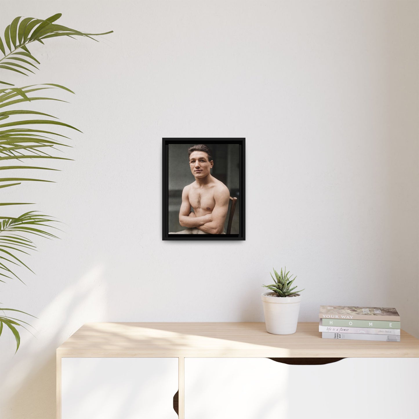 athlétisme 046 | Framed Vintage Photo - Matte Canvas
