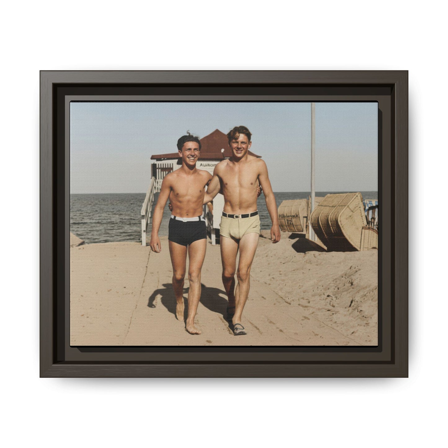nager 003 | Framed Vintage Photo - Matte Canvas
