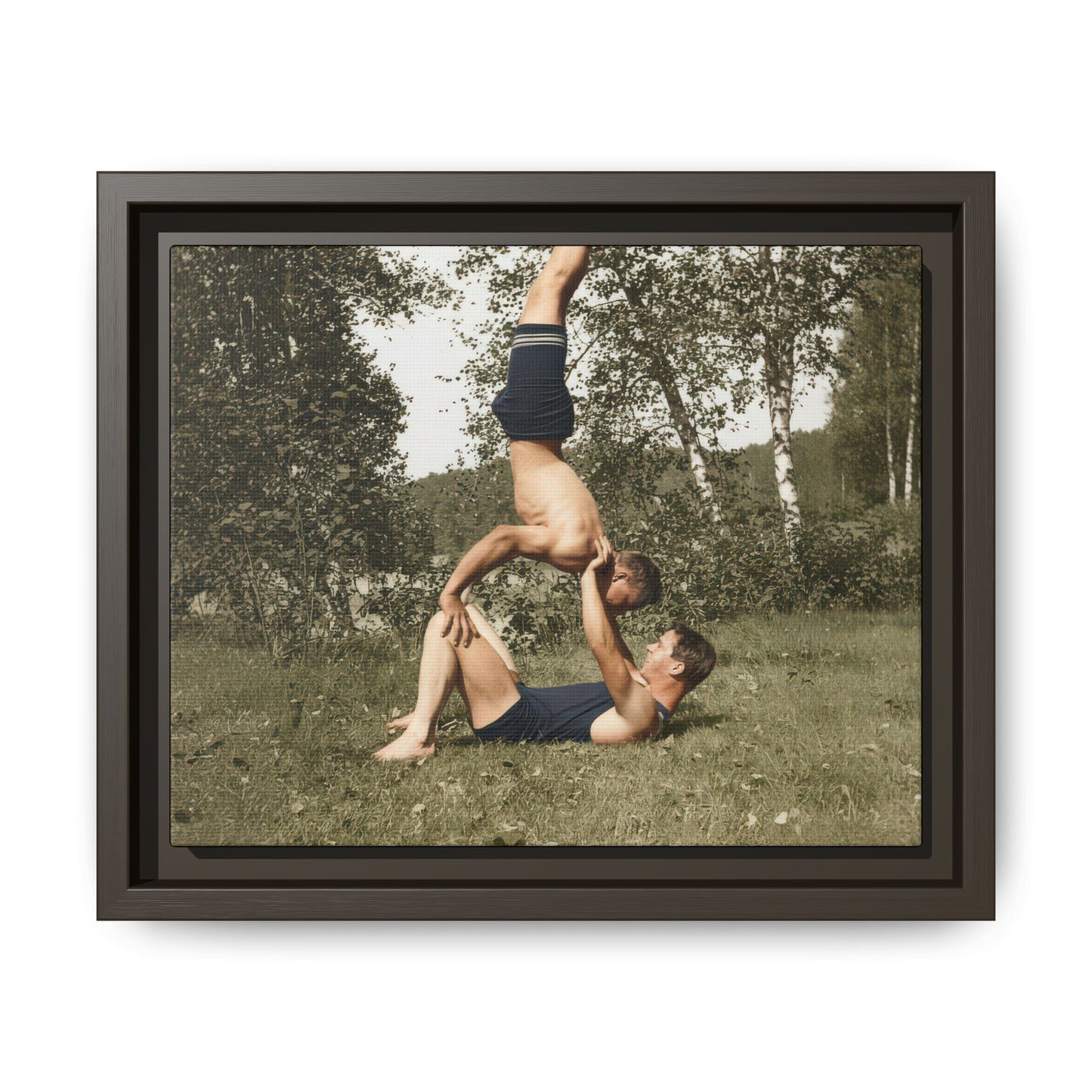 nager 017 | Framed Vintage Photo - Matte Canvas